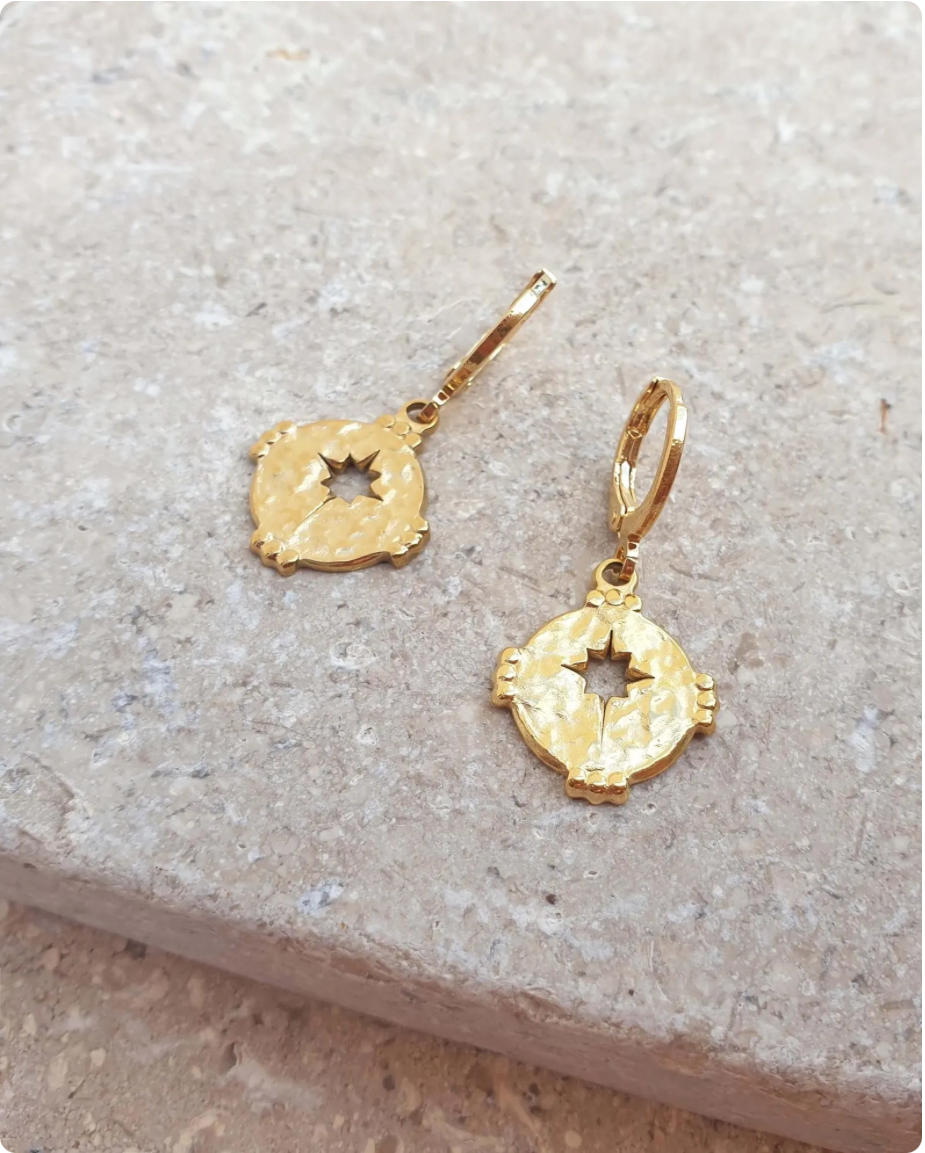 bijoux, boucles d'oreilles, bracelet, collier, goldfilled, plaqué or, pierre naturelle, créatrice, made in france, fabrication locale, idée cadeau, cadeau de noël