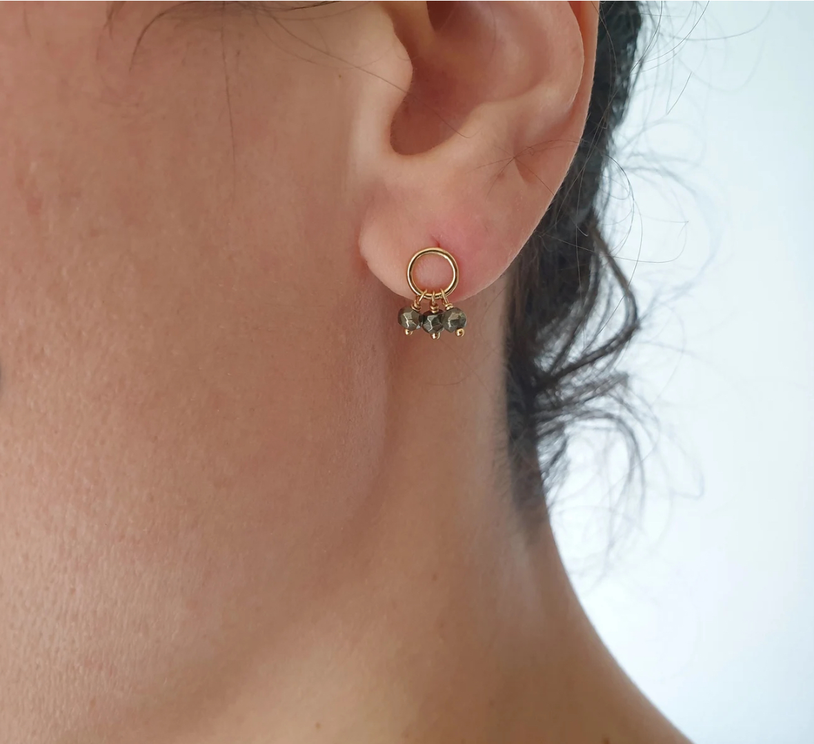 bijoux, boucles d'oreilles, bracelet, collier, goldfilled, plaqué or, pierre naturelle, créatrice, made in france, fabrication locale, idée cadeau, cadeau de noël