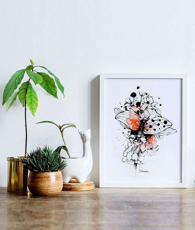 affiche, dessin, illustration, déco, créatrice, made in france, idée déco, idée de cadeau, cadeau de noël, boutique de créateurs, boutique de cadeaux, boutique nantaise, nantes, kapsule éphémère