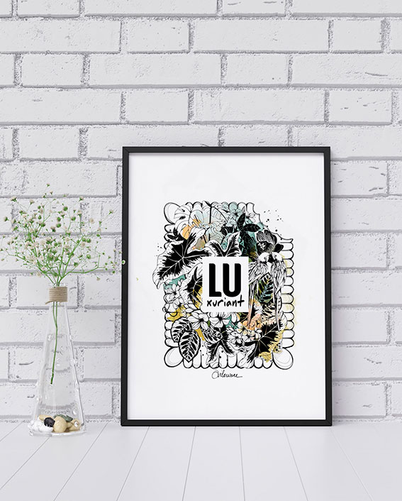 affiche, dessin, illustration, déco, créatrice, made in france, idée déco, idée de cadeau, cadeau de noël, boutique de créateurs, boutique de cadeaux, boutique nantaise, nantes, kapsule éphémère