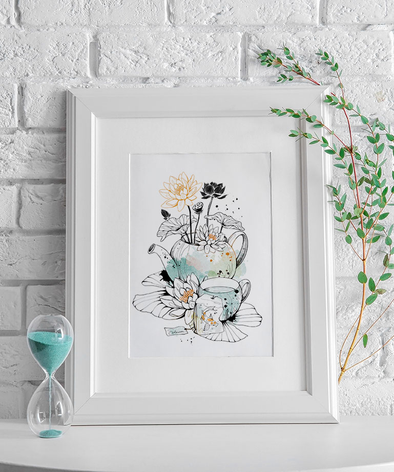 affiche, dessin, illustration, déco, créatrice, made in france, idée déco, idée de cadeau, cadeau de noël, boutique de créateurs, boutique de cadeaux, boutique nantaise, nantes, kapsule éphémère