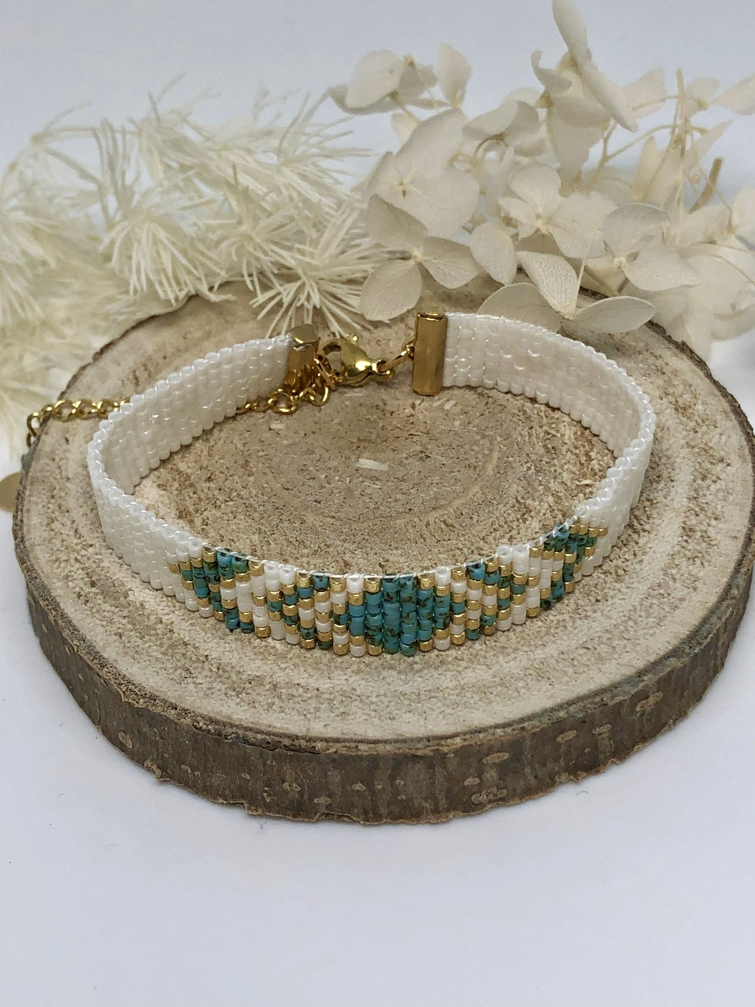 bracelet, bijoux, perles, miyuki, fait main, idée cadeau, créatrice, made in france, fabrication locale, boutique de créateurs, nantes, kapsule éphémère, cadeau de noêl