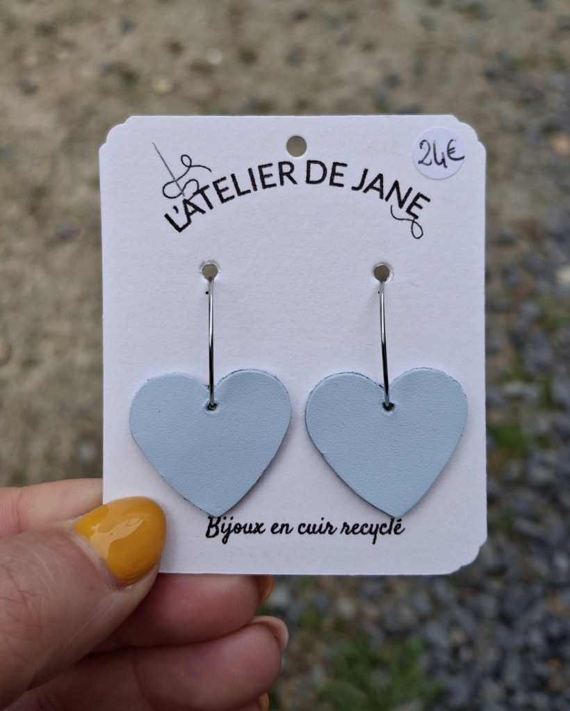 créoles, boucles d'oreilles, bijoux, cuir, créatrice, made in france, fait main, idée cadeau, boutique de créateurs, boutique nantaise, nantes, kapsule éphémère