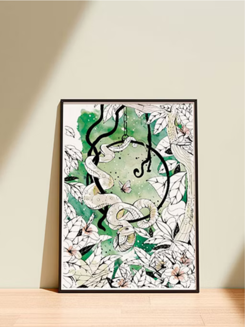 affiche, dessin, illustration, déco, créatrice, made in france, idée déco, idée de cadeau, cadeau de noël, boutique de créateurs, boutique de cadeaux, boutique nantaise, nantes, kapsule éphémère