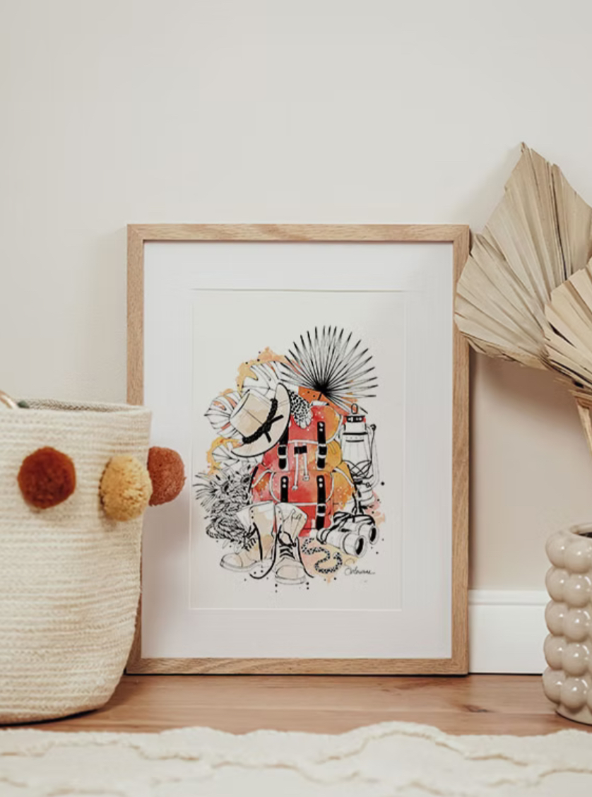 affiche, dessin, illustration, déco, créatrice, made in france, idée déco, idée de cadeau, cadeau de noël, boutique de créateurs, boutique de cadeaux, boutique nantaise, nantes, kapsule éphémère