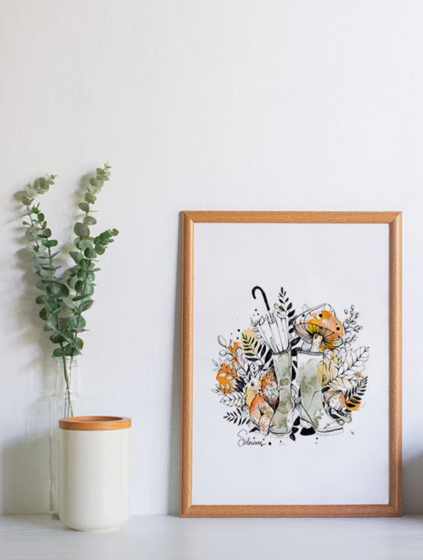 affiche, dessin, illustration, déco, créatrice, made in france, idée déco, idée de cadeau, cadeau de noël, boutique de créateurs, boutique de cadeaux, boutique nantaise, nantes, kapsule éphémère