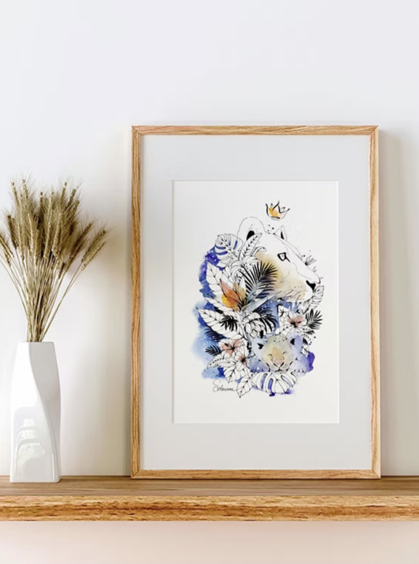 affiche, dessin, illustration, déco, créatrice, made in france, idée déco, idée de cadeau, cadeau de noël, boutique de créateurs, boutique de cadeaux, boutique nantaise, nantes, kapsule éphémère