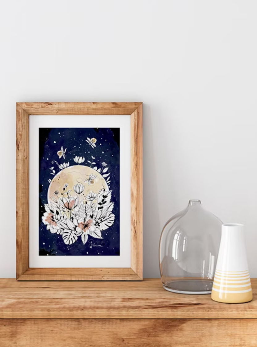affiche, dessin, illustration, déco, créatrice, made in france, idée déco, idée de cadeau, cadeau de noël, boutique de créateurs, boutique de cadeaux, boutique nantaise, nantes, kapsule éphémère