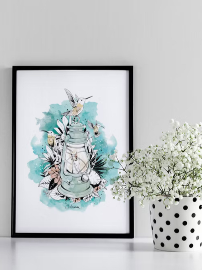 affiche, dessin, illustration, déco, créatrice, made in france, idée déco, idée de cadeau, cadeau de noël, boutique de créateurs, boutique de cadeaux, boutique nantaise, nantes, kapsule éphémère
