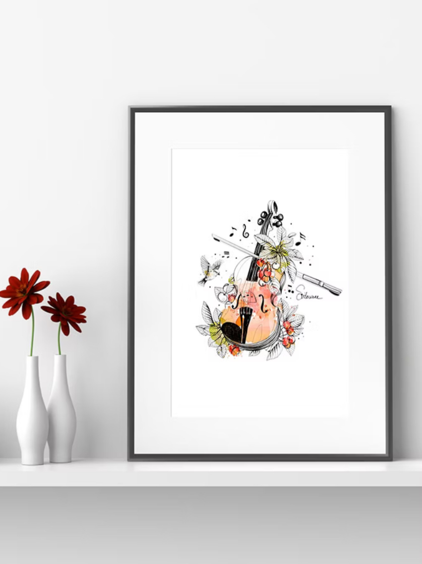 affiche, dessin, illustration, déco, créatrice, made in france, idée déco, idée de cadeau, cadeau de noël, boutique de créateurs, boutique de cadeaux, boutique nantaise, nantes, kapsule éphémère