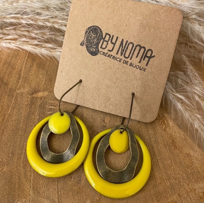 boucles d'oreilles, bijoux, laiton, fait main, créatrice, fabrication française, local, idée cadeau