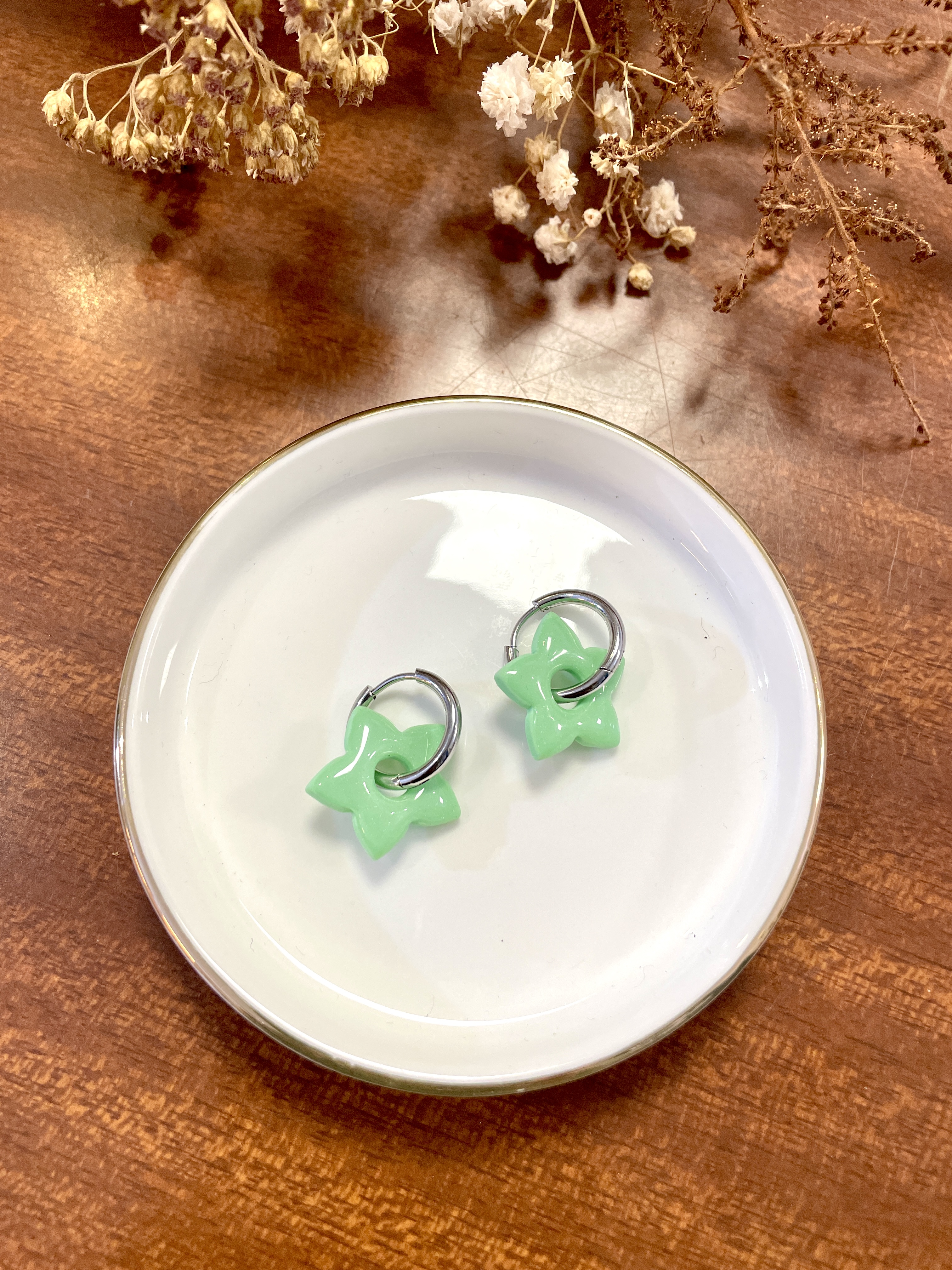 boucles d'oreilles, bijoux, pâte polymère, acier inoxydable, créatrice française, fabrication locale, éthique, idée cadeau, boutique de créateurs, boutique nantaise, kapsule éphémère