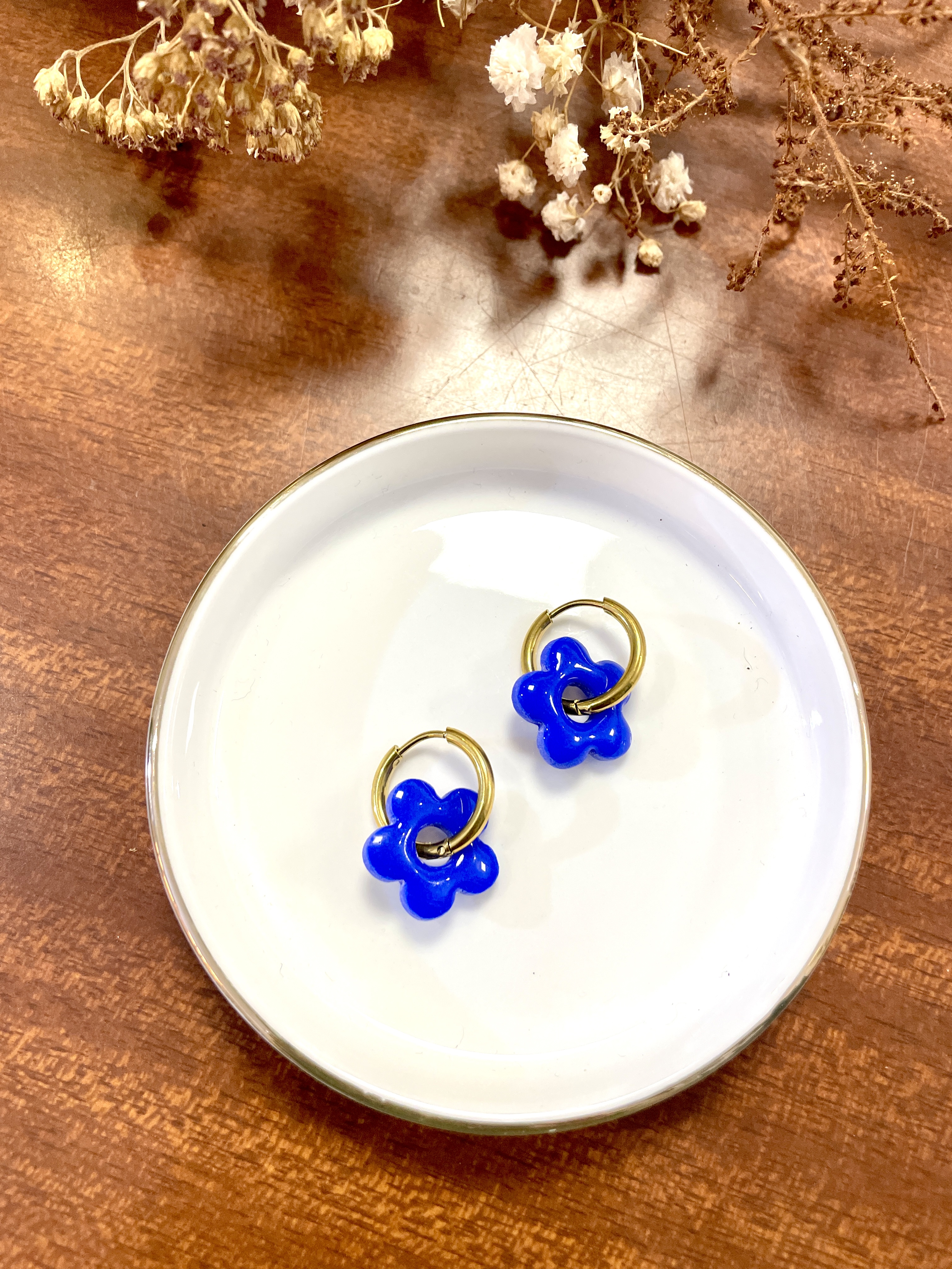 boucles d'oreilles, bijoux, pâte polymère, acier inoxydable, créatrice française, fabrication locale, éthique, idée cadeau, boutique de créateurs, boutique nantaise, kapsule éphémère