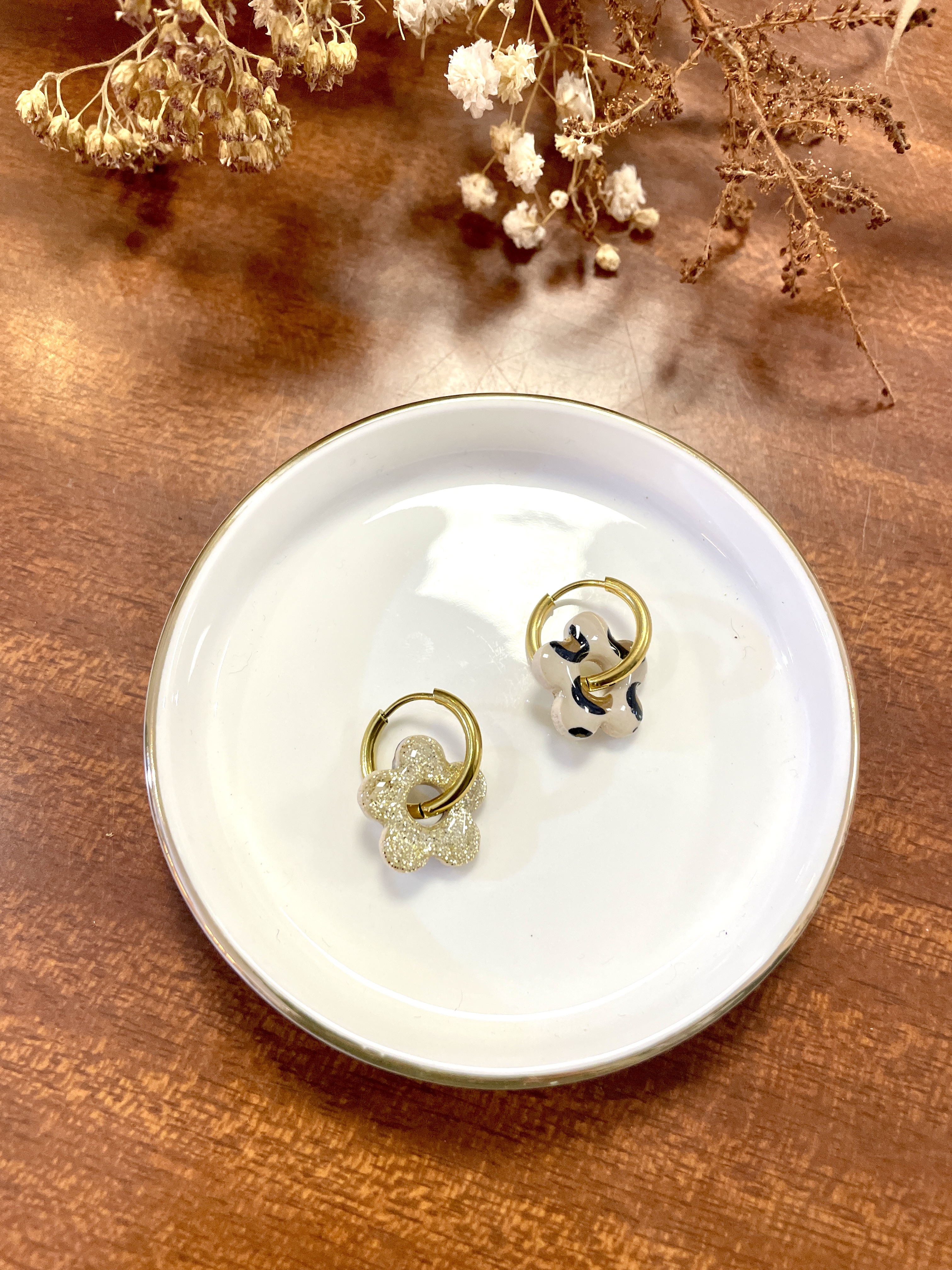 boucles d'oreilles, bijoux, pâte polymère, acier inoxydable, créatrice française, fabrication locale, éthique, idée cadeau, boutique de créateurs, boutique nantaise, kapsule éphémère