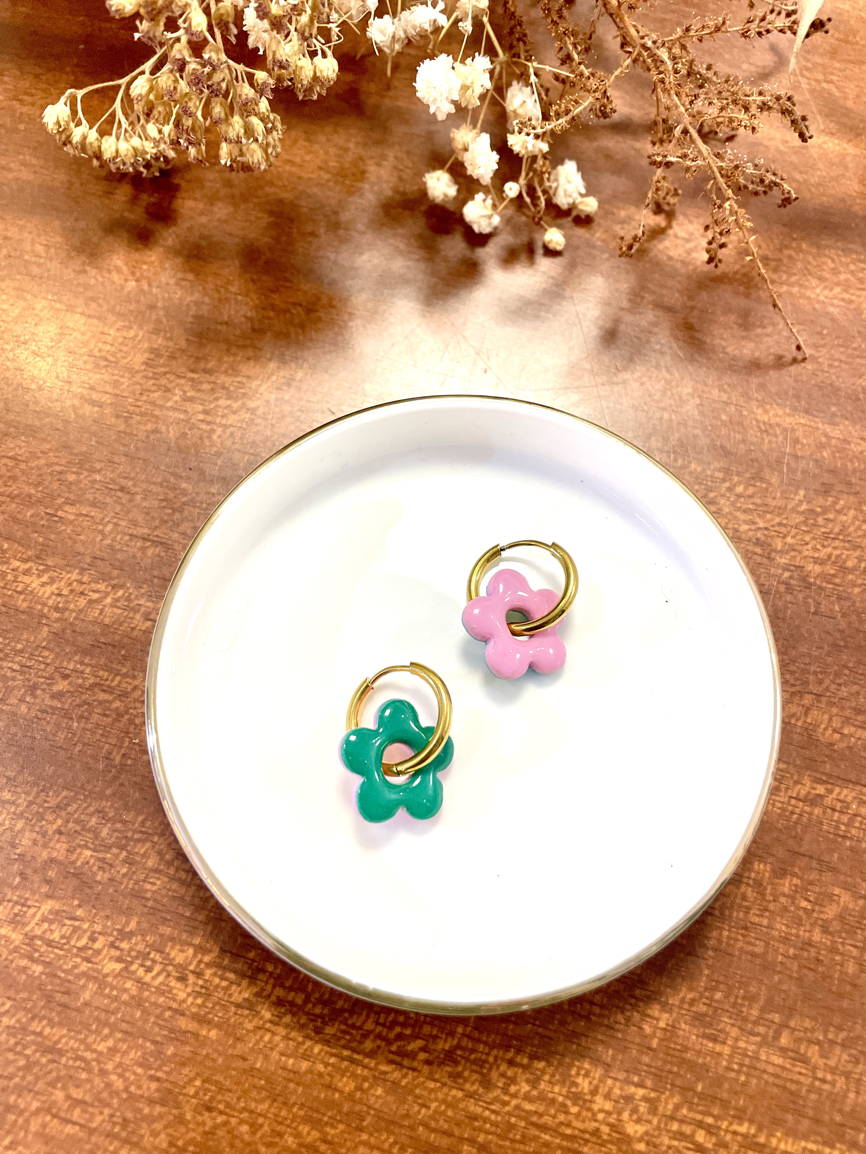 boucles d'oreilles, bijoux, pâte polymère, acier inoxydable, créatrice française, fabrication locale, éthique, idée cadeau, boutique de créateurs, boutique nantaise, kapsule éphémère