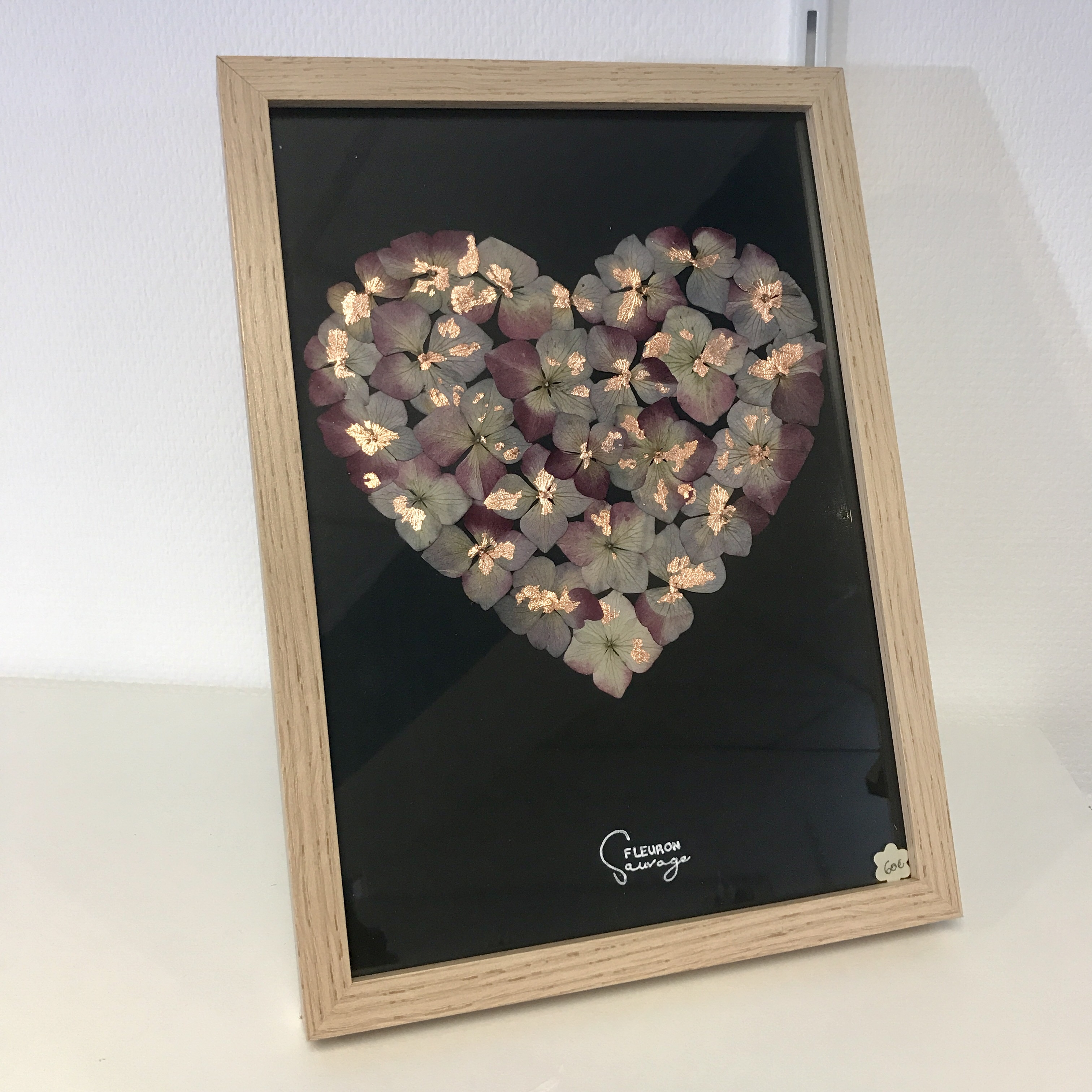 herbier, fleurs séchées, cadre, déco, fait main, idée cadeau, créatrice, made in france, fabrication locale