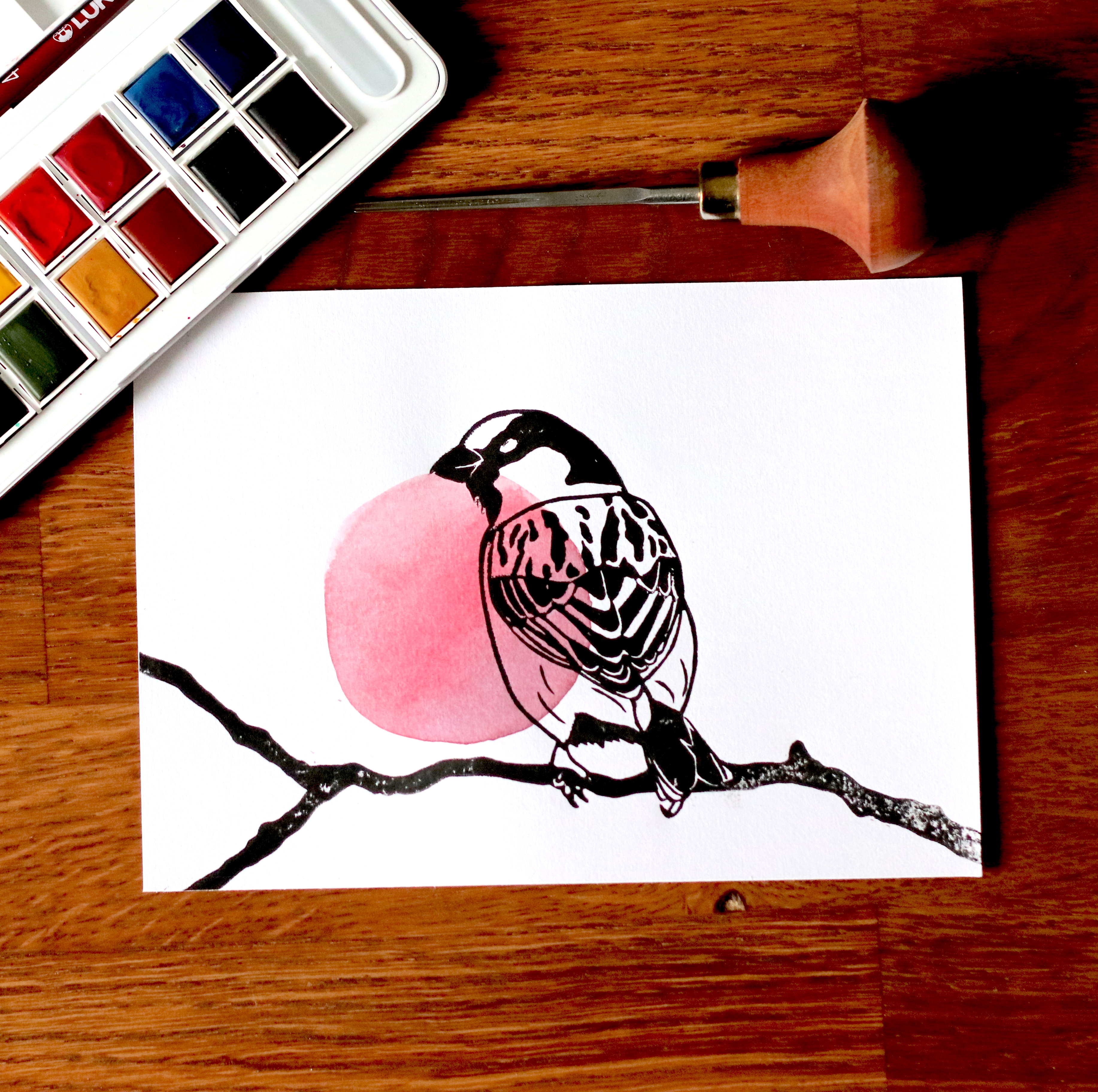 linogravure, illustration, dessin, déco, idée cadeau, cadeau de noël, créatrice française, made in france, fabrication locale, boutique de créateurs, boutique nantaise, kapsule éphémère