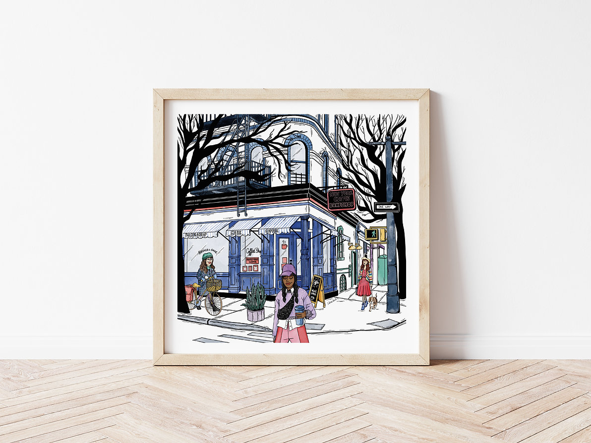 affiche, carte, illustration, dessin, déco, artiste, idée cadeau, créatrice française, made in france, boutique de créateurs, boutique nantaise, kapsule éphémère