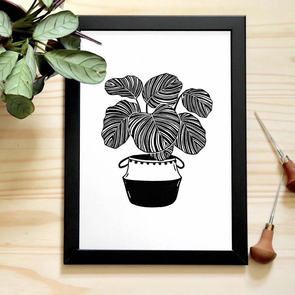 linogravure, illustration, dessin, déco, idée cadeau, cadeau de noël, créatrice française, made in france, fabrication locale, boutique de créateurs, boutique nantaise, kapsule éphémère