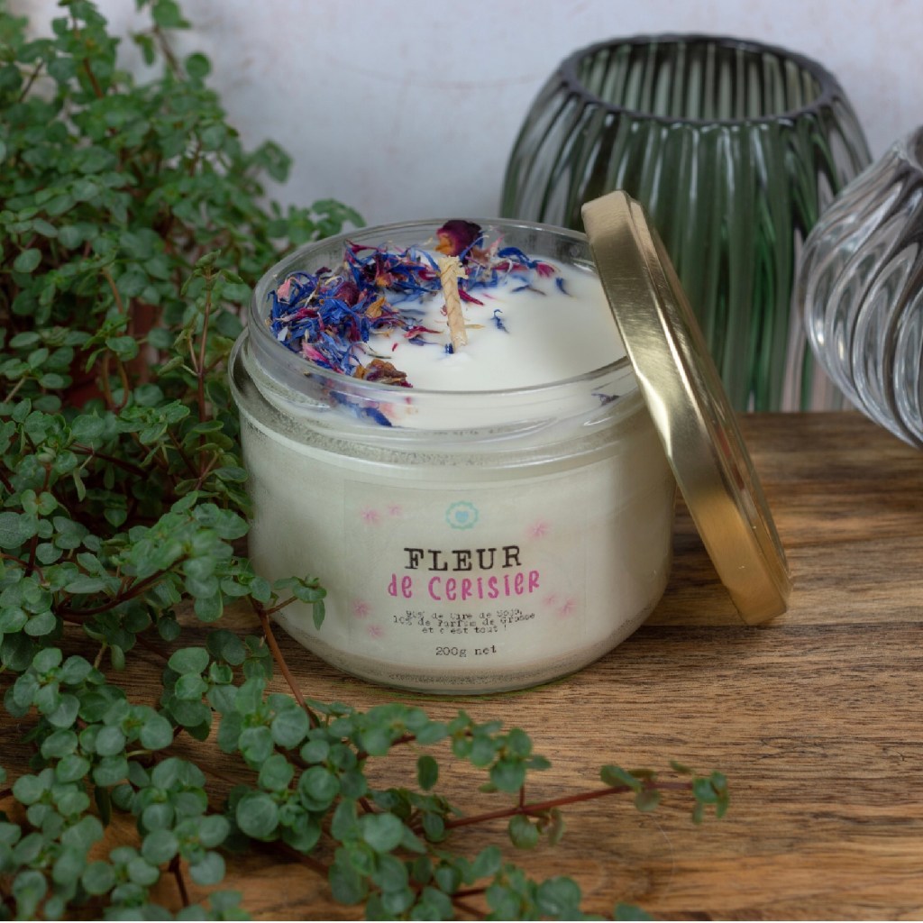 bougie, cire de soja, parfum de grasse, fait main, idée cadeau, déco, créatrice, made in france, fabrication française