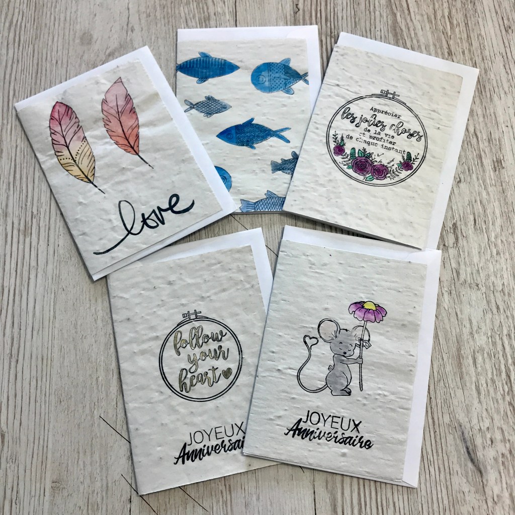 carte, illustration, fait main, modèle unique, scrapbooking, papeterie, créatrice, idée cadeau, bon anniversaire, création française, made in france, carte à planter