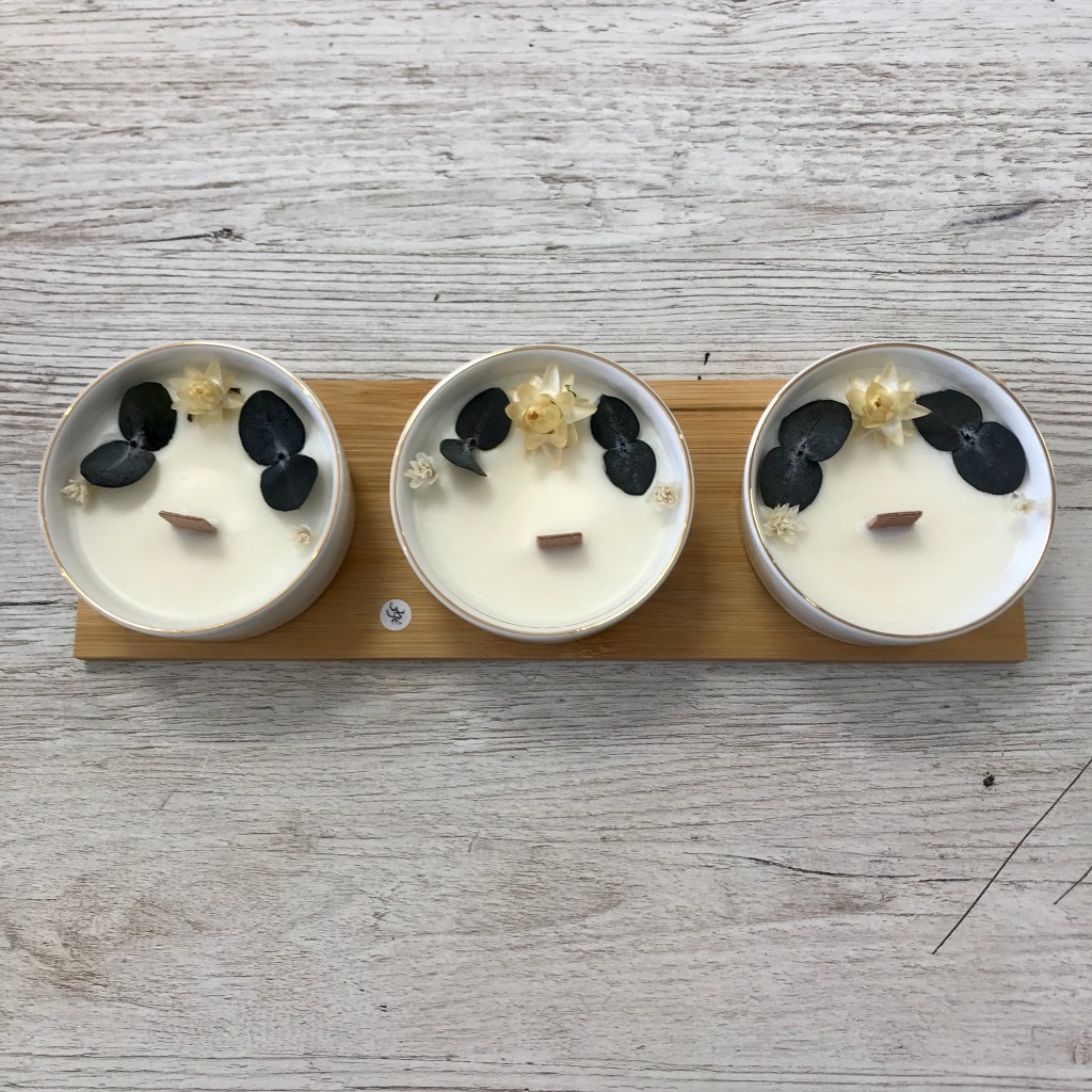 bougie parfumée, fleurs séchées, déco, senteur, fait main, upcylcing, idée cadeau, créatrice, fleuriste, made in france, local, cadeau noël