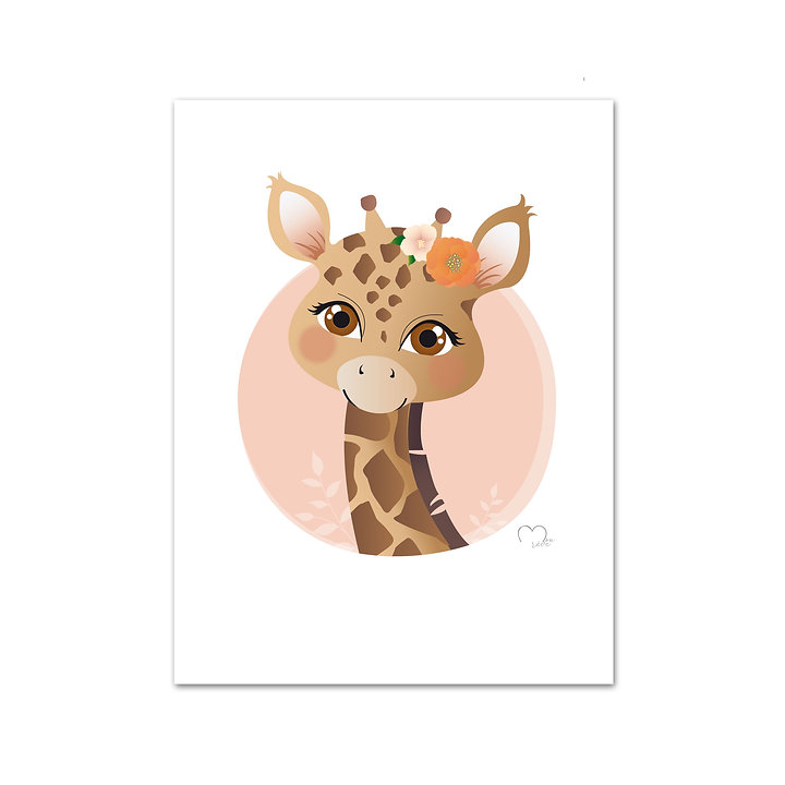 affiche, animaux, illustration, créatrice, idée cadeau, made in france, fabrication locale