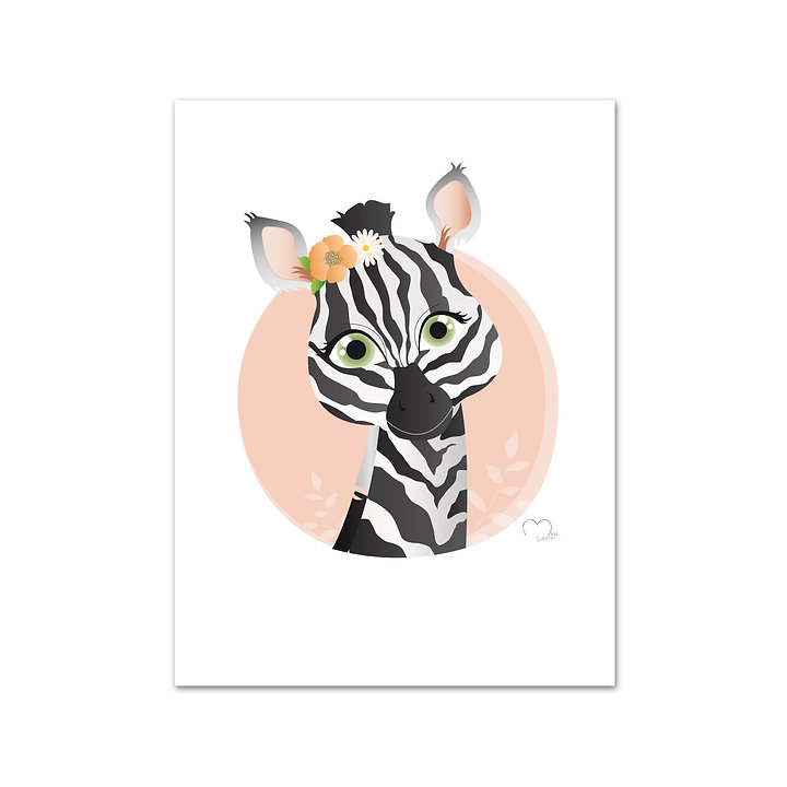 affiche, animaux, illustration, créatrice, idée cadeau, made in france, fabrication locale