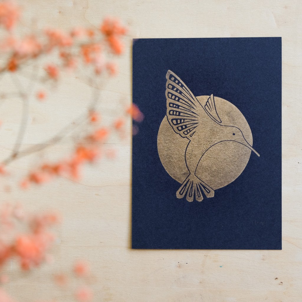 affiche, illustrations, linogravure, fait main, impression locale, hibou, animaux, oiseaux, idée cadeau, déco, créatrice, fabrication française