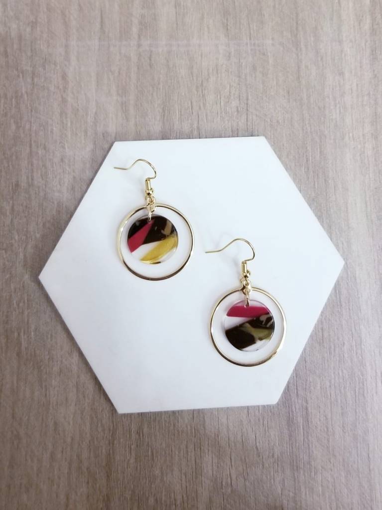 boucles d'oreilles, bijoux, acier inoxydable, upcycling, créatrice, made in france, fabrication locale, idée cadeau