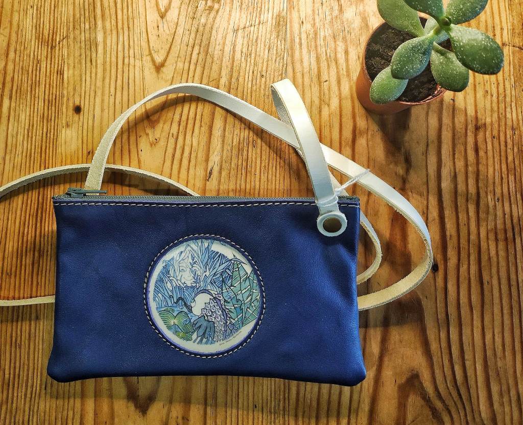 bandoulière, sac, cuir, fait main, maroquinerie, fait main, créatrice, made in france, idée cadeau