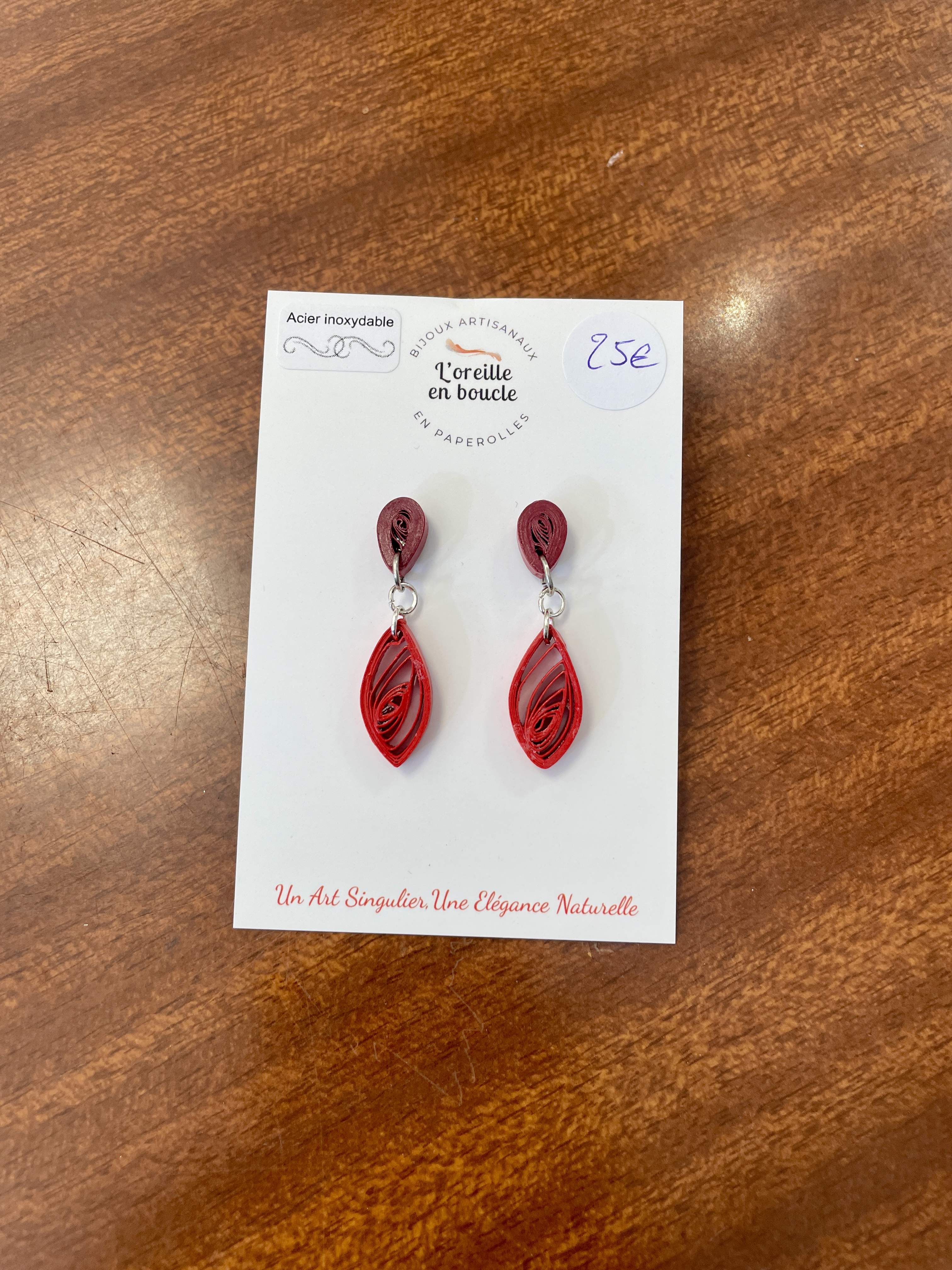 bijoux, boucles d'oreilles, paperolles, quilling, papier, fait main, modèle unique, créatrice, made in france, fabrication locale, idée cadeau, boutique de créateurs, kapsule éphémère