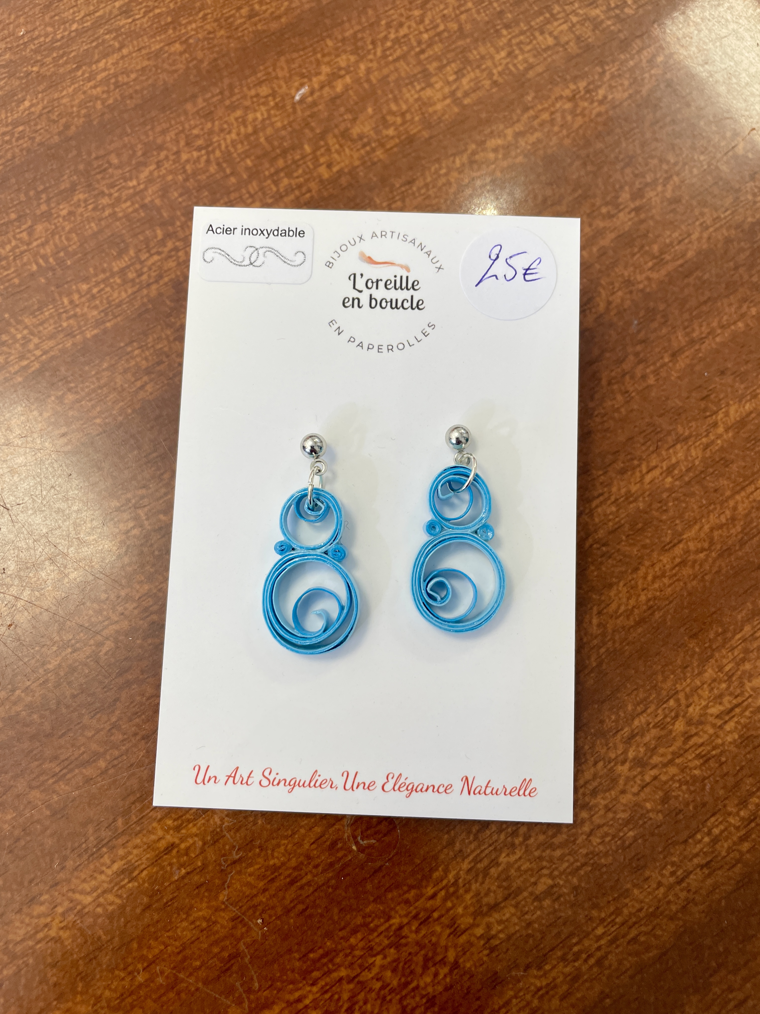 bijoux, boucles d'oreilles, paperolles, quilling, papier, fait main, modèle unique, créatrice, made in france, fabrication locale, idée cadeau, boutique de créateurs, kapsule éphémère