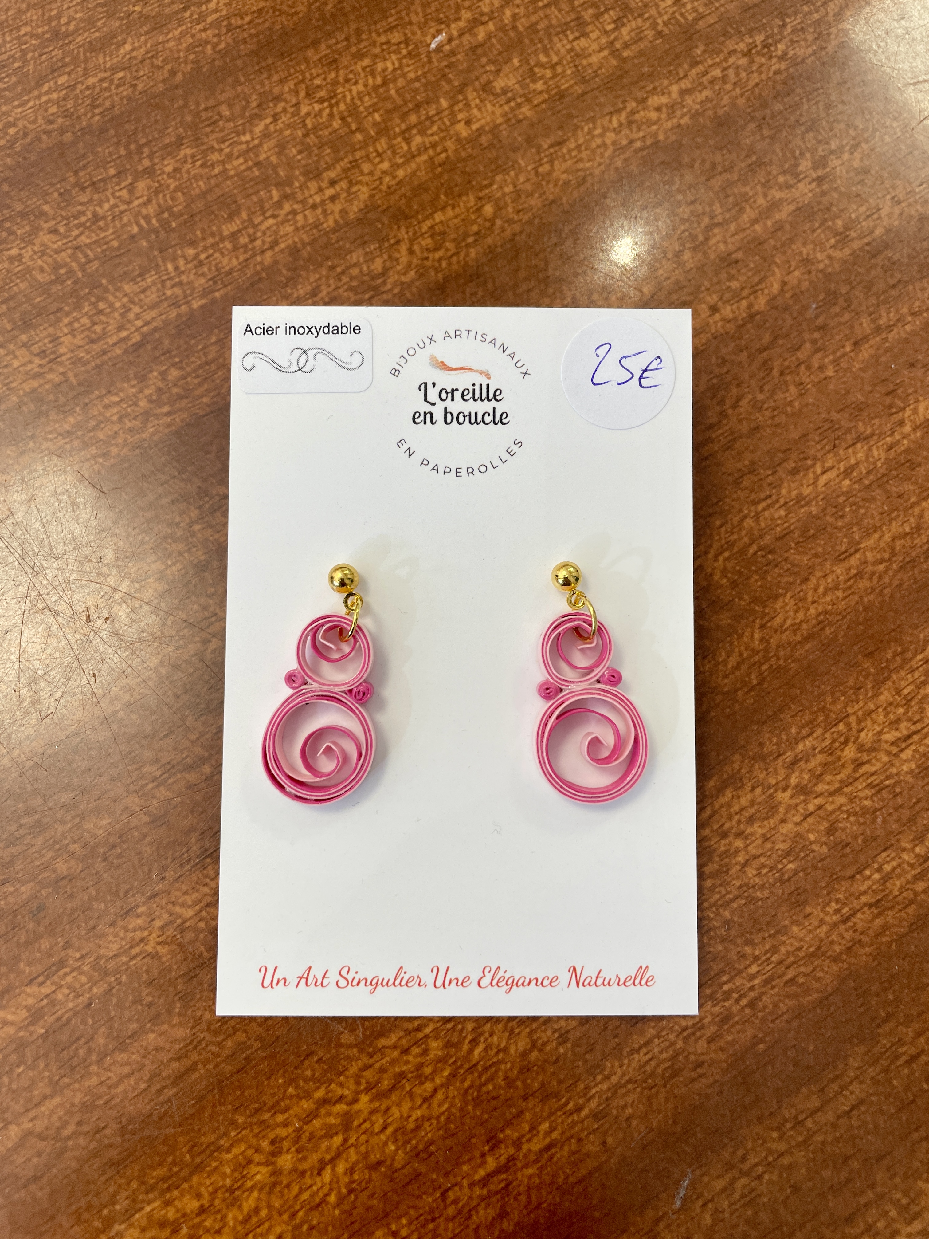 bijoux, boucles d'oreilles, paperolles, quilling, papier, fait main, modèle unique, créatrice, made in france, fabrication locale, idée cadeau, boutique de créateurs, kapsule éphémère
