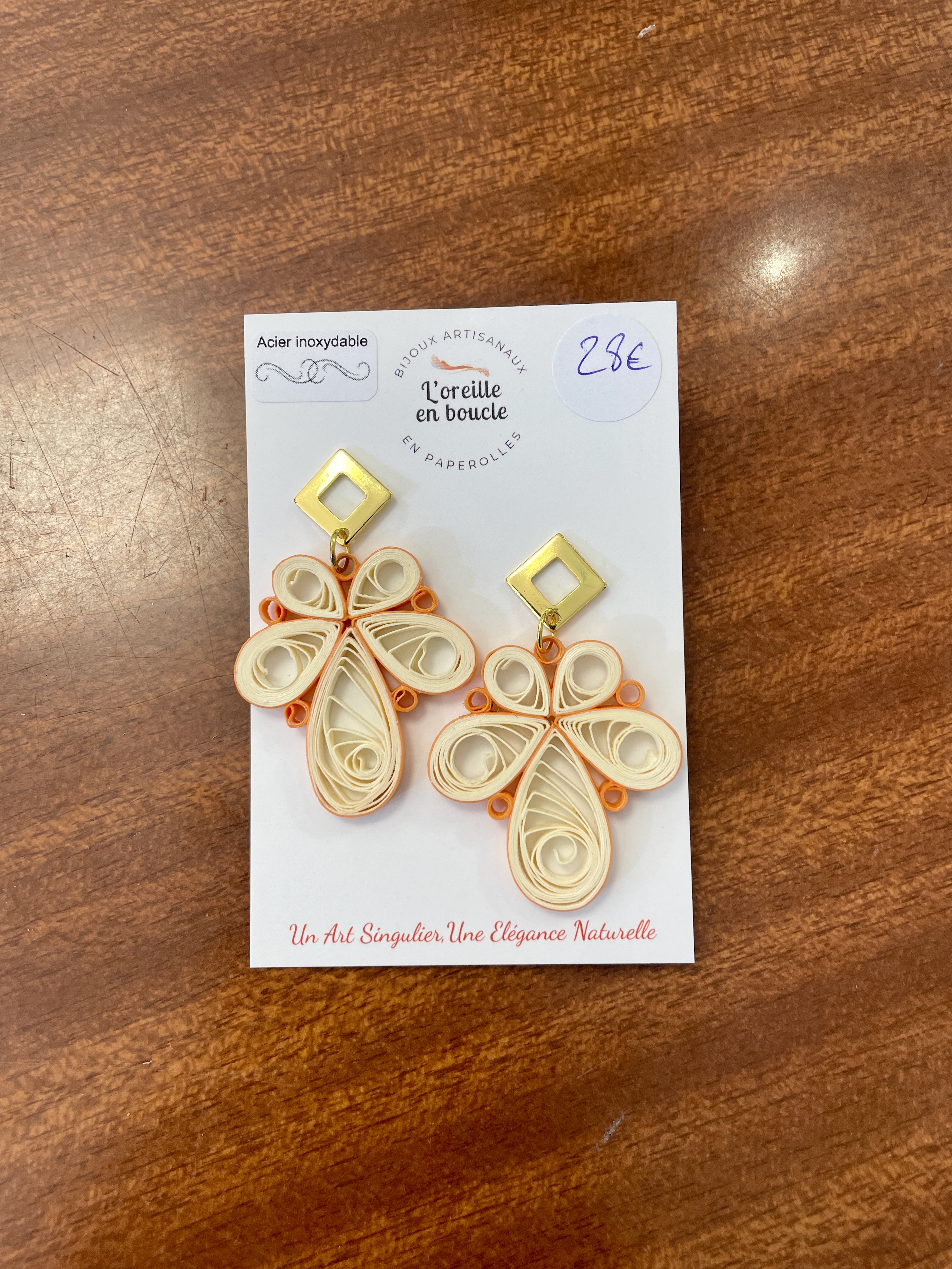 bijoux, boucles d'oreilles, paperolles, quilling, papier, fait main, modèle unique, créatrice, made in france, fabrication locale, idée cadeau, boutique de créateurs, kapsule éphémère