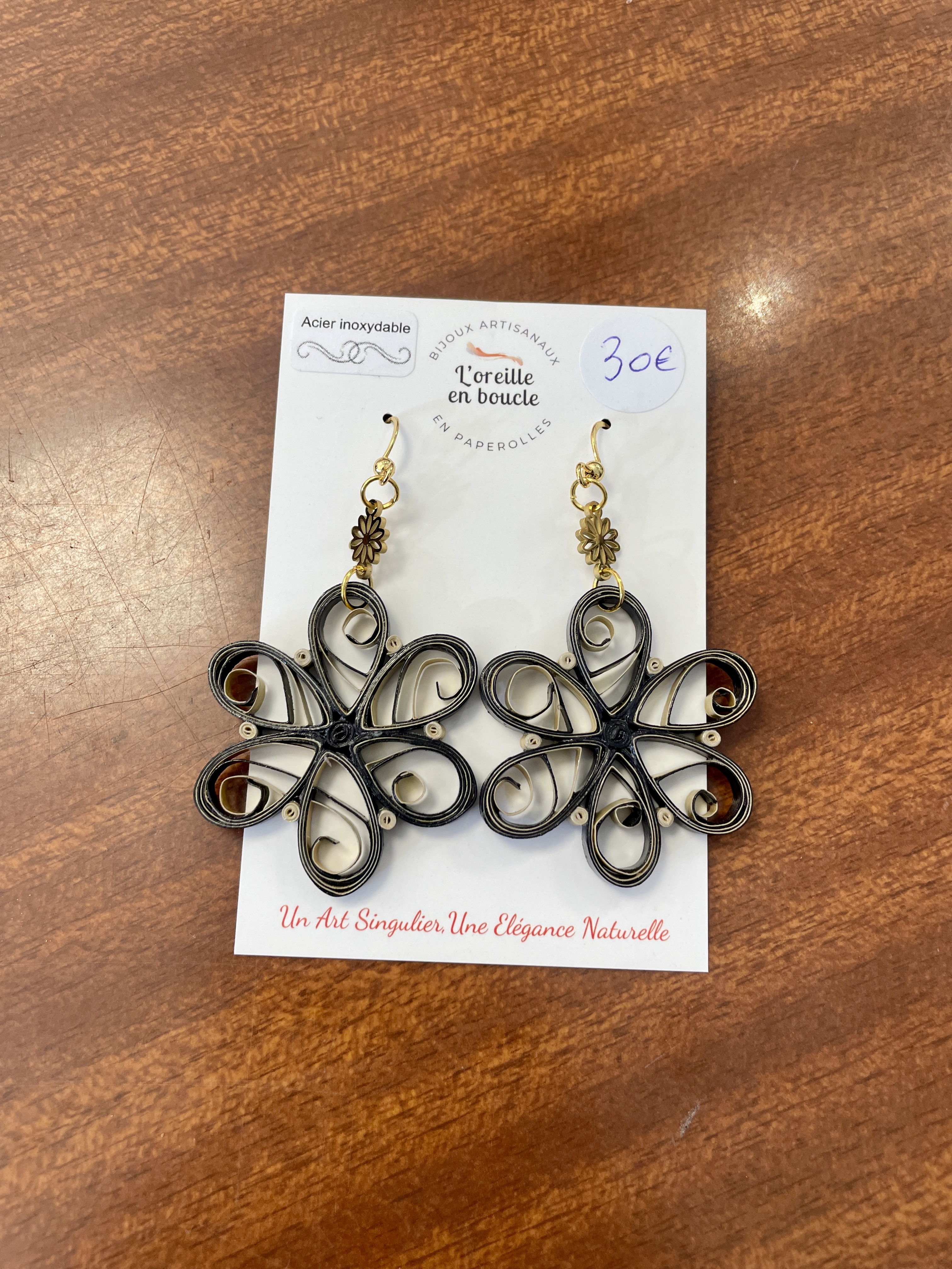 bijoux, boucles d'oreilles, paperolles, quilling, papier, fait main, modèle unique, créatrice, made in france, fabrication locale, idée cadeau, boutique de créateurs, kapsule éphémère