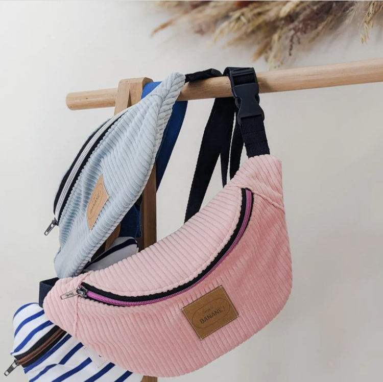 bananes, sac, accessoires, idée cadeau, fait main, créatrice, made in france, fabrication locale, cadeau de noël