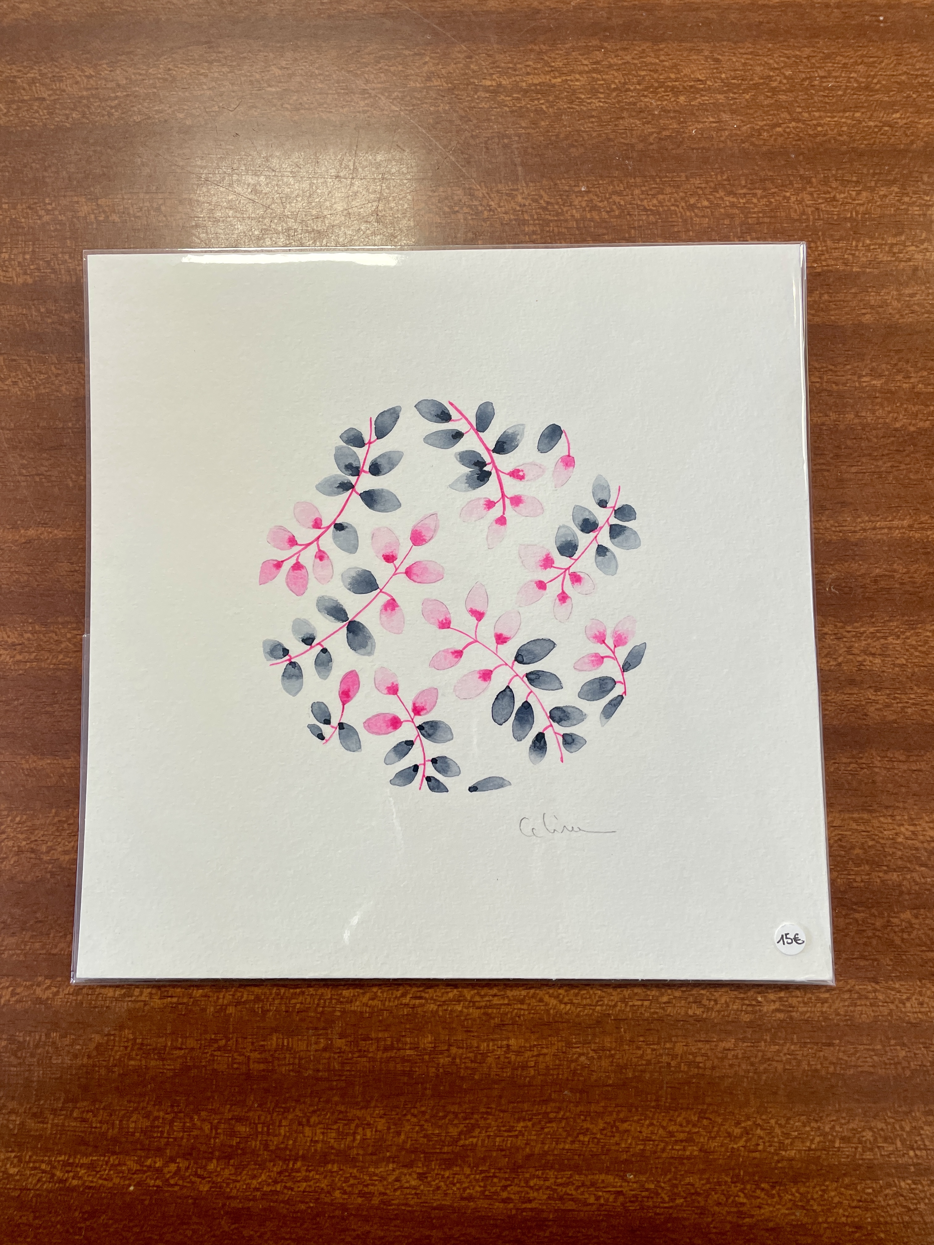 aquarelle, dessin, affiche, modèle unique, fait main, idée déco, idée cadeau, créatrice française, boutique de créateurs , boutique nantaise, kapsule ephemere