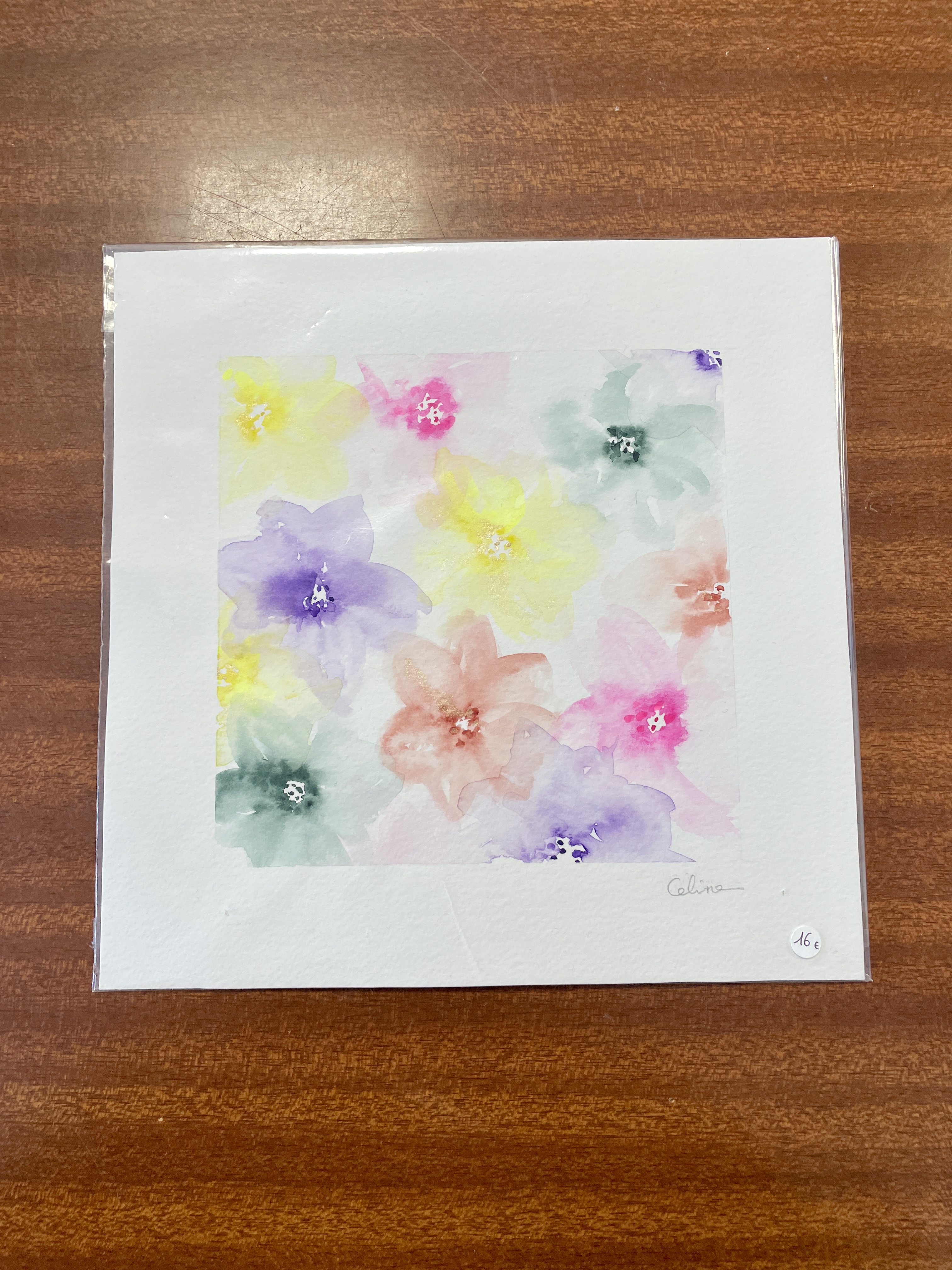 aquarelle, dessin, affiche, modèle unique, fait main, idée déco, idée cadeau, créatrice française, boutique de créateurs , boutique nantaise, kapsule ephemere