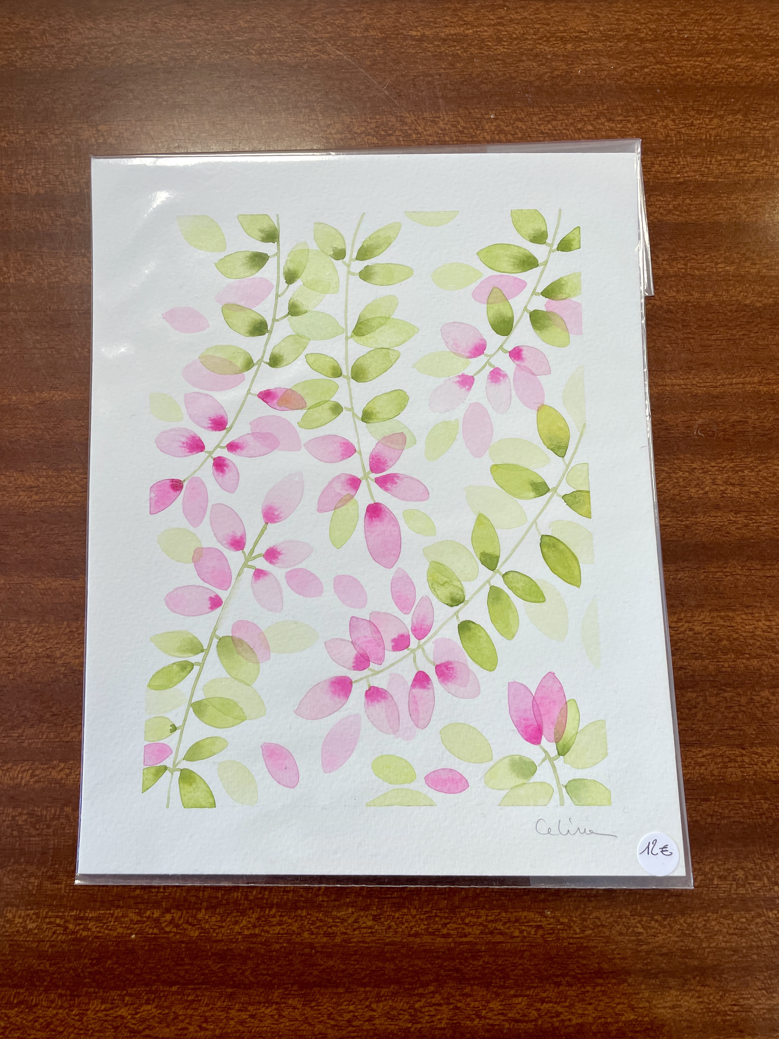 aquarelle, dessin, affiche, modèle unique, fait main, idée déco, idée cadeau, créatrice française, boutique de créateurs , boutique nantaise, kapsule ephemere