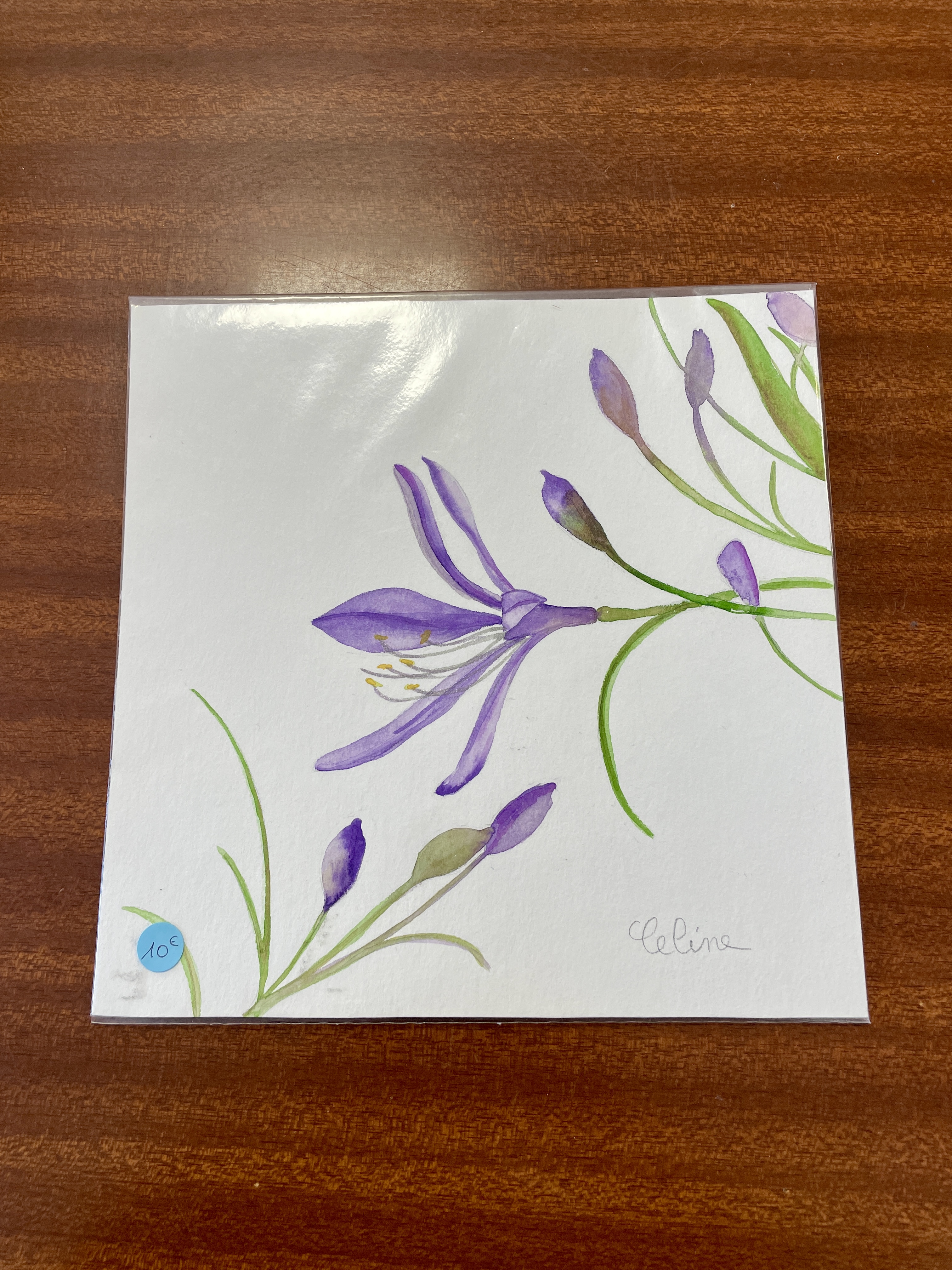 aquarelle, dessin, affiche, modèle unique, fait main, idée déco, idée cadeau, créatrice française, boutique de créateurs , boutique nantaise, kapsule ephemere