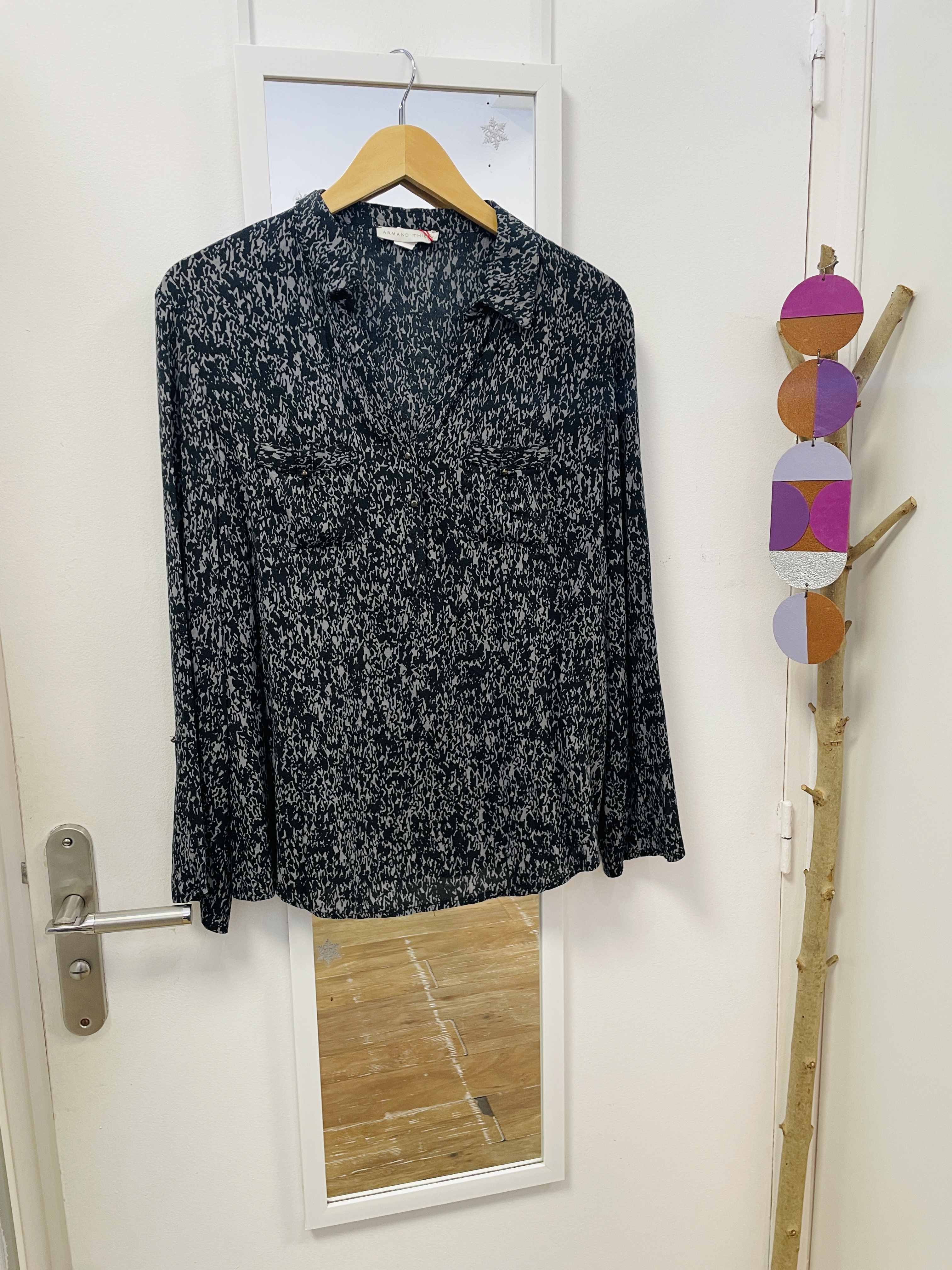 blouse, chemise, marque française, vêtement, prêt à porter, seconde main, friperie, kapsule éphémère, armand thiery