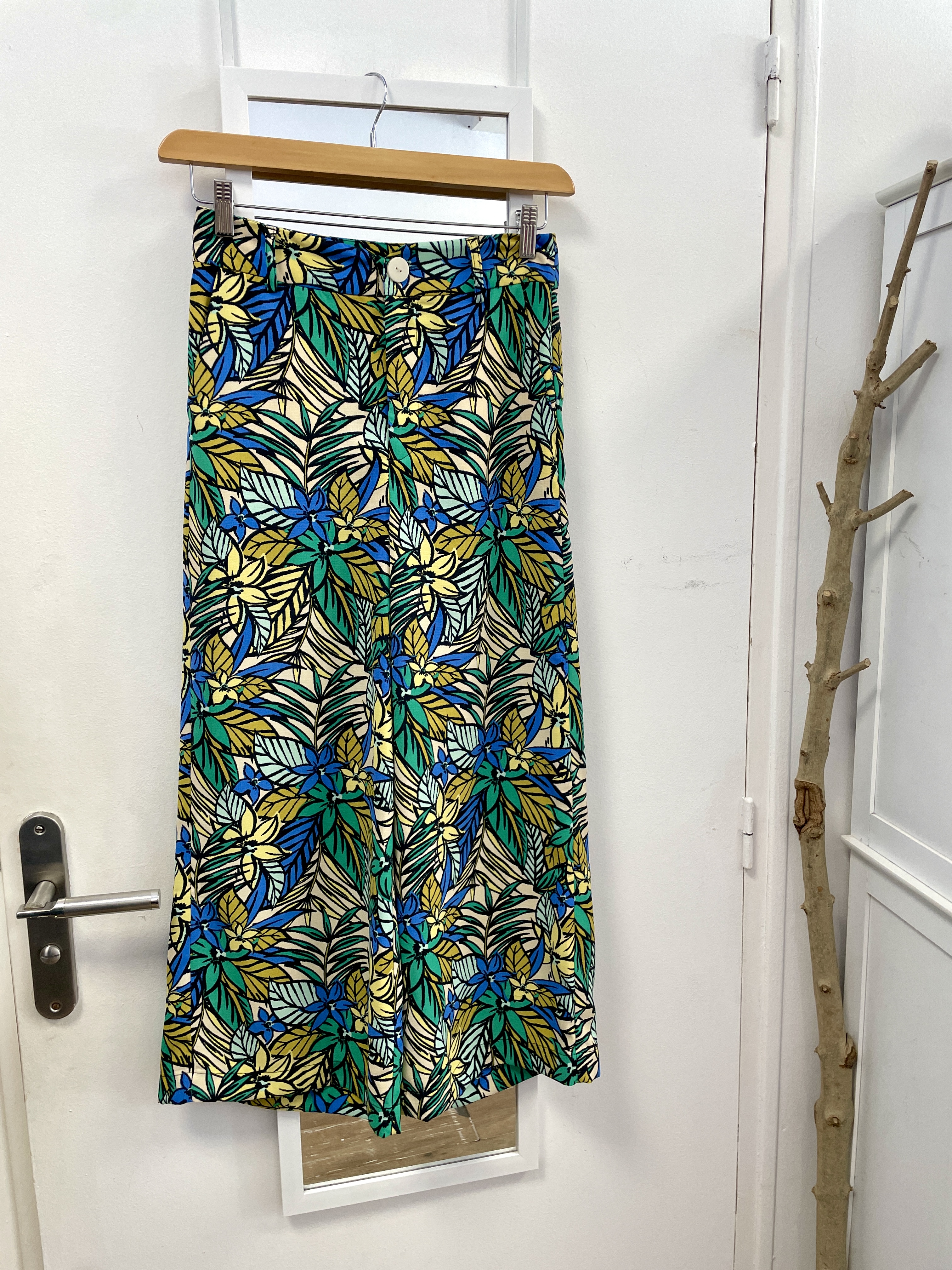 palazzo, pantalon, jean, seconde main, mode durable, friperie, vêtement d'occasion, boutique nantaise, kapsule éphémère, cache cache