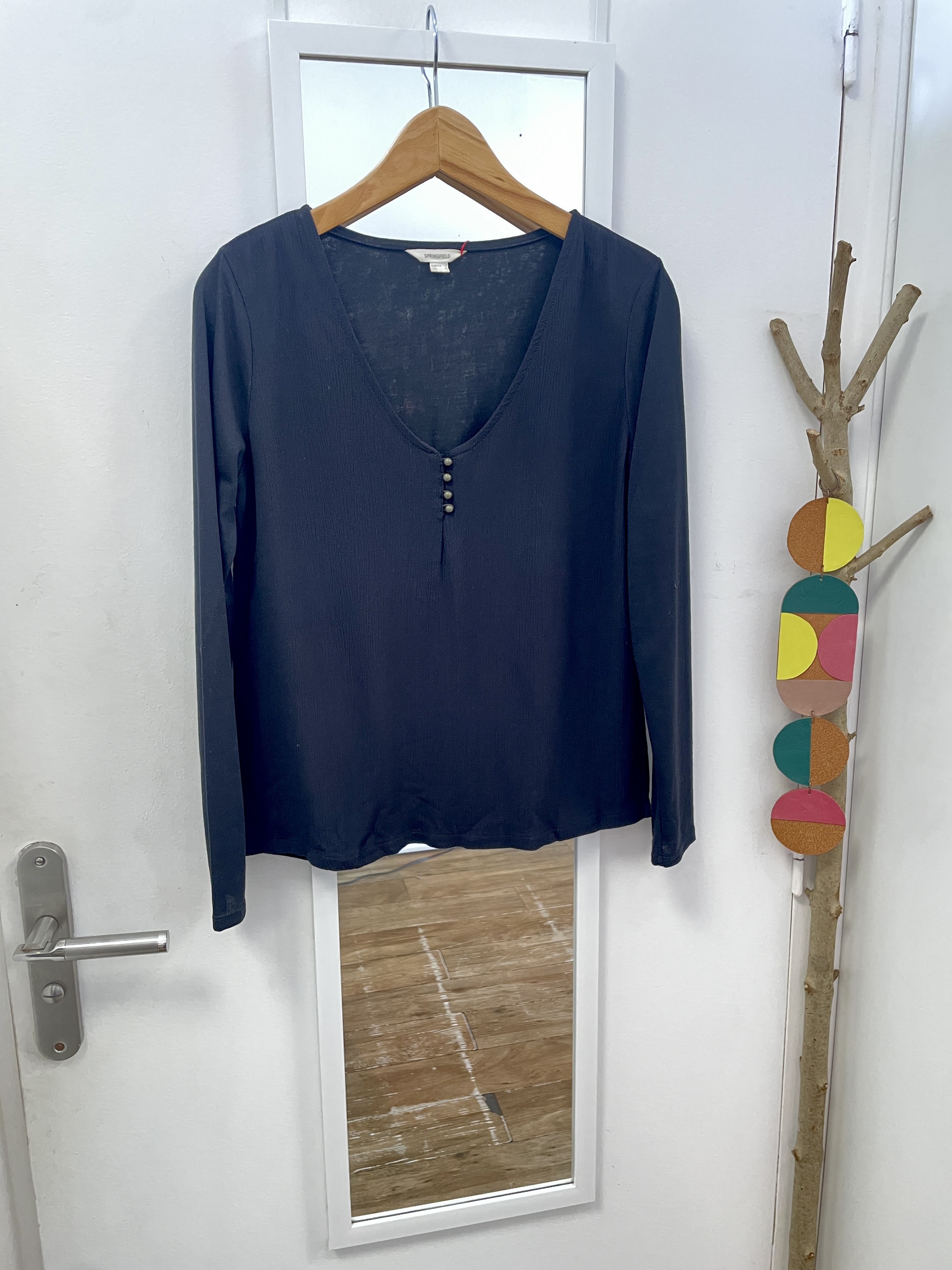blouse, chemise, seconde main, friperie, vêtement d'occasion, mode durable, marque française, nantes, kapsule éphémère, springlfield