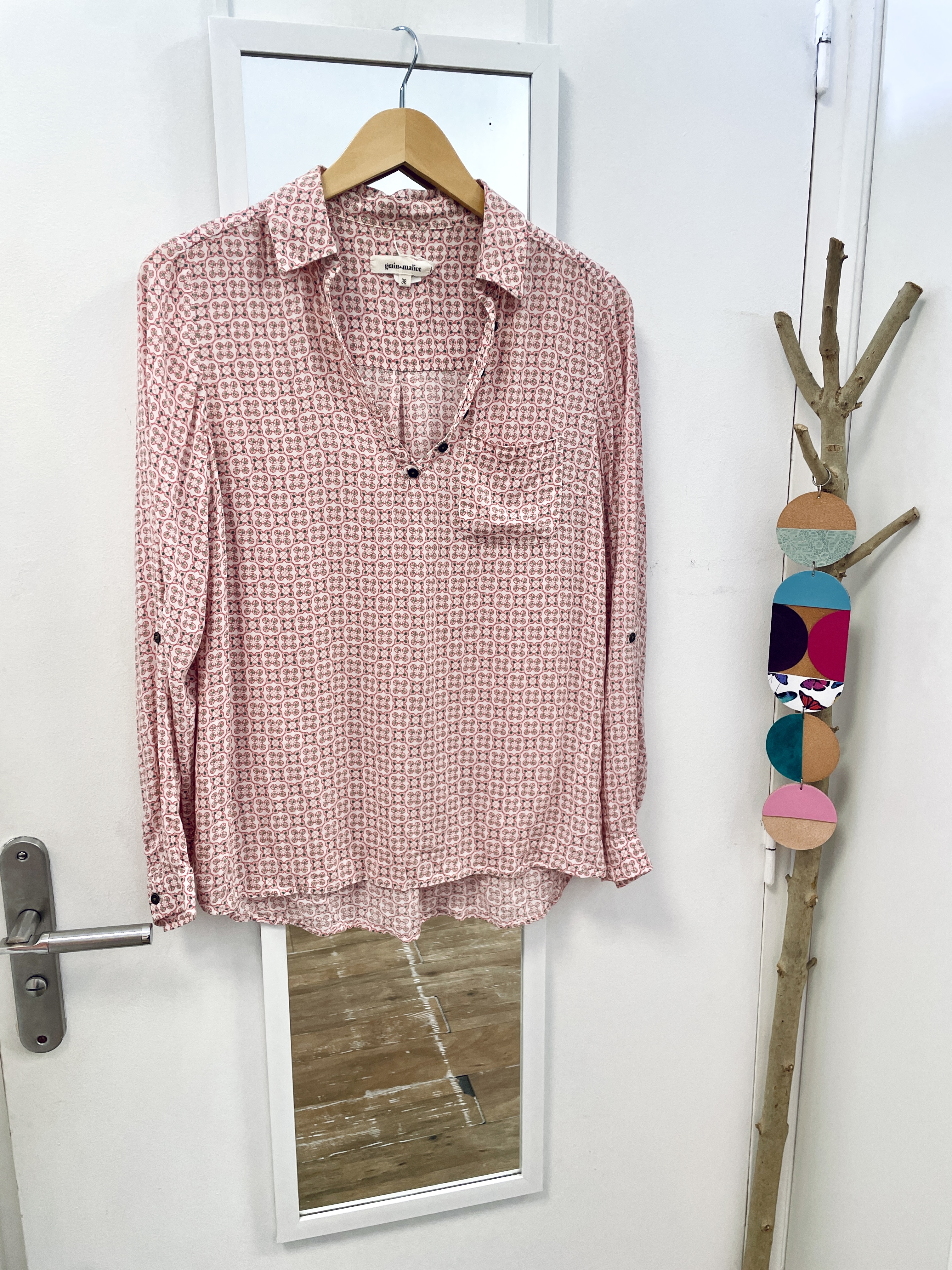 blouse, chemise, marque française, vêtement, prêt à porter, seconde main, friperie, kapsule éphémère, grain de malice