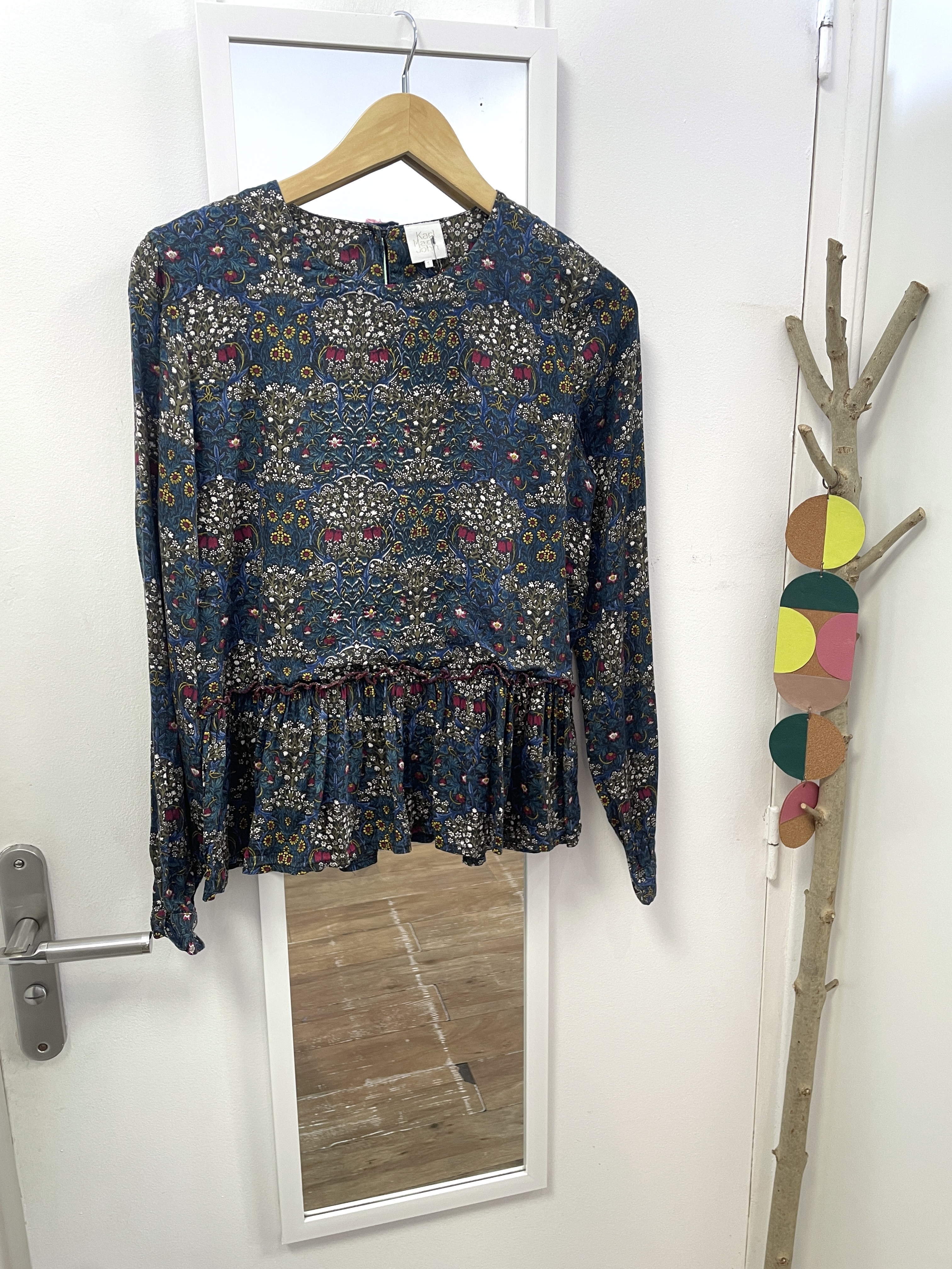 blouse, chemise, seconde main, friperie, vêtement d'occasion, mode durable, marque française, nantes, kapsule éphémère, karl marc john