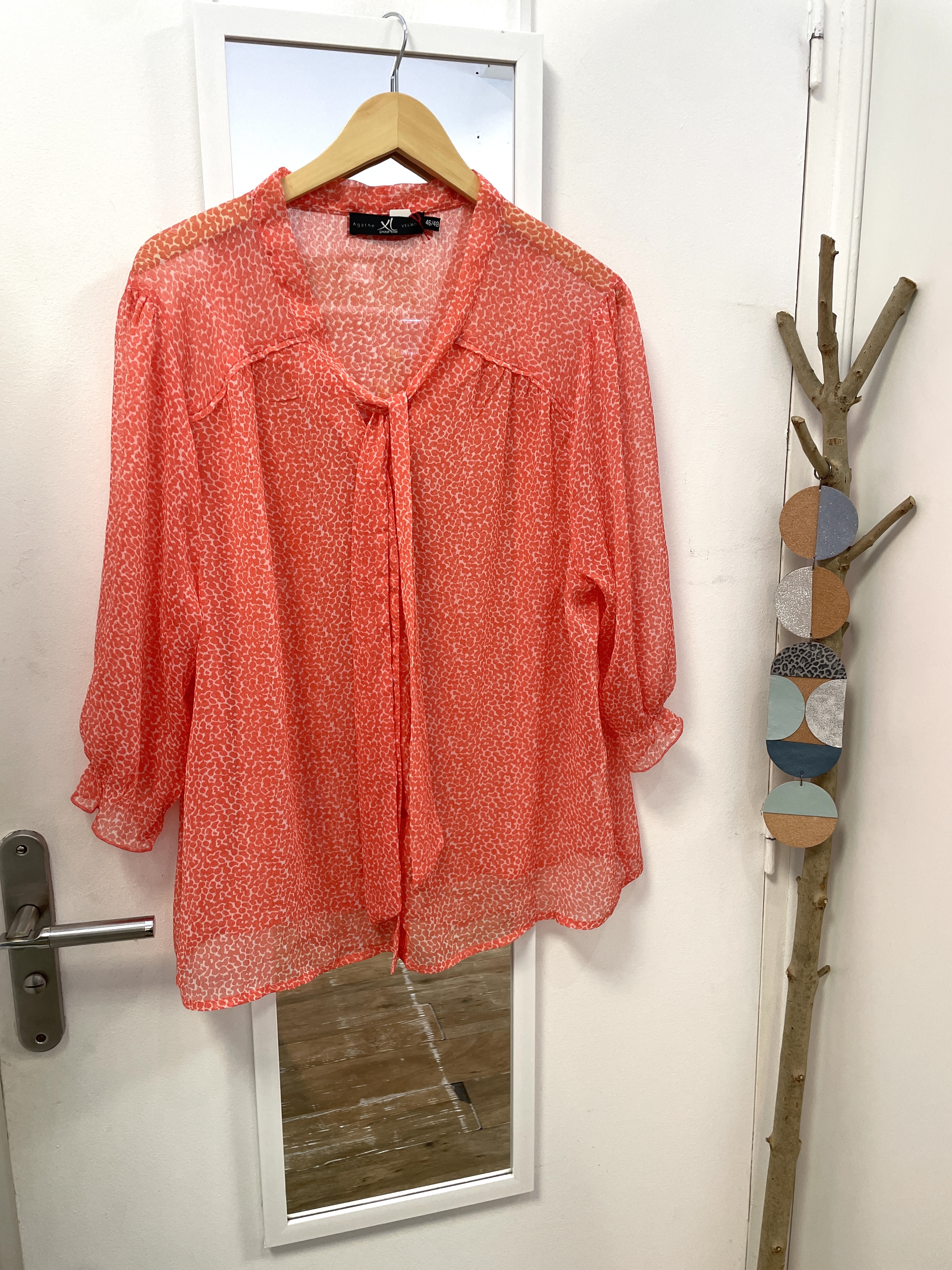 blouse, chemise, marque française, vêtement, prêt à porter, seconde main, friperie, vêtement d'occasion, grande taille, kapsule éphémère, Agathe de velmont