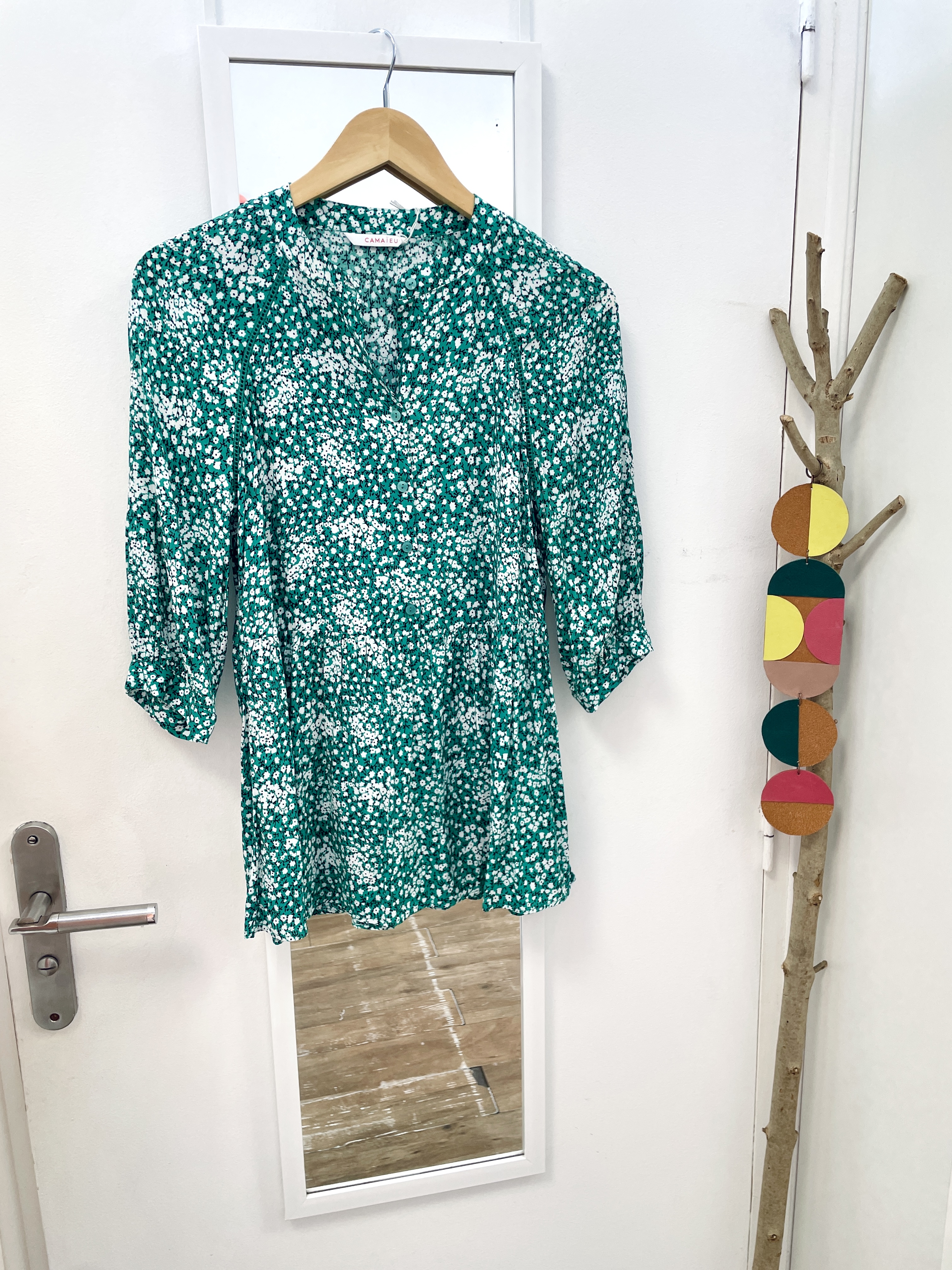 blouse, chemise, seconde main, friperie, vêtement d'occasion, mode durable, marque française, nantes, kapsule éphémère, camaïeu