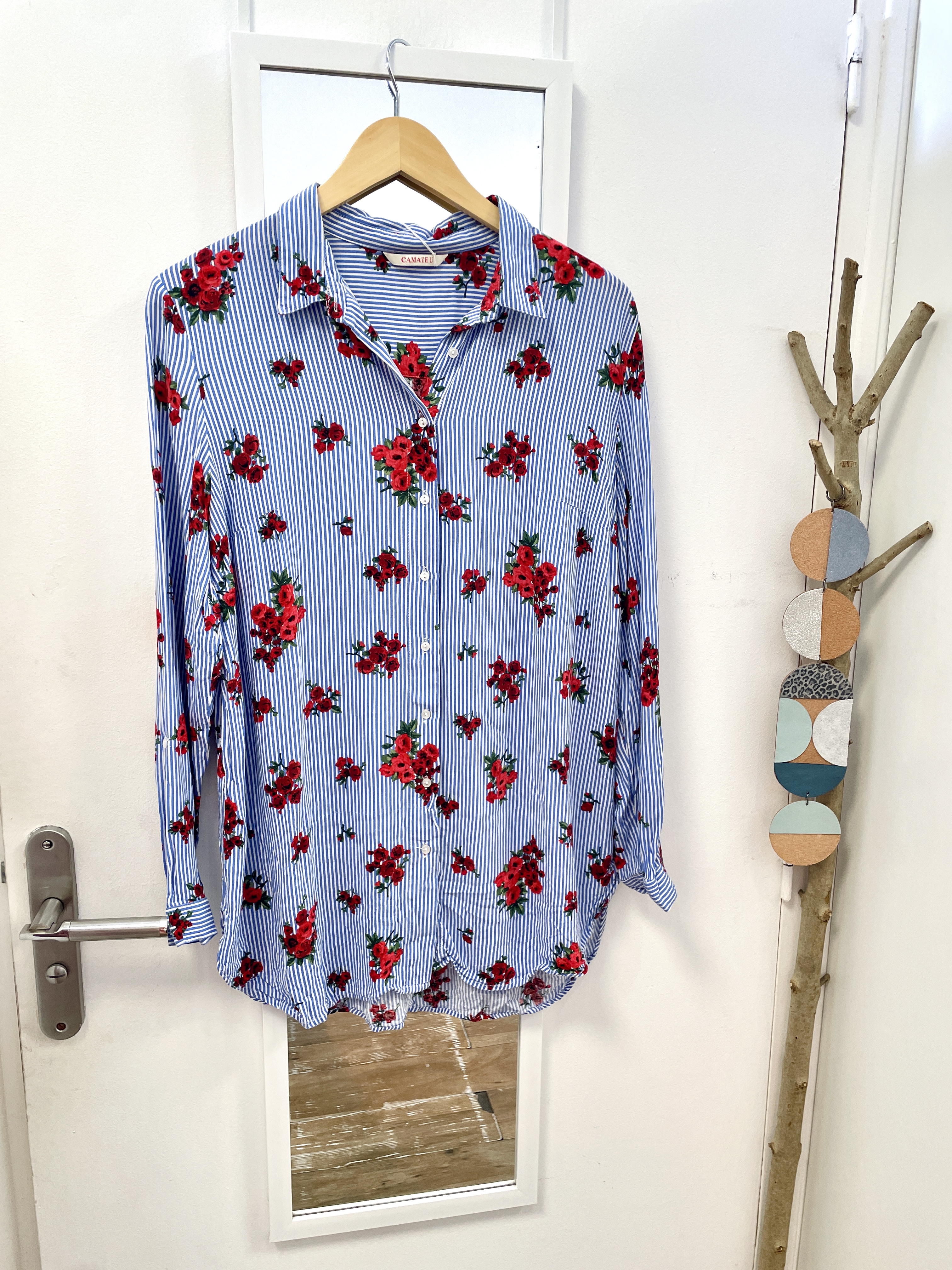 blouse, chemise, marque française, vêtement, prêt à porter, seconde main, friperie, kapsule éphémère, bella blue