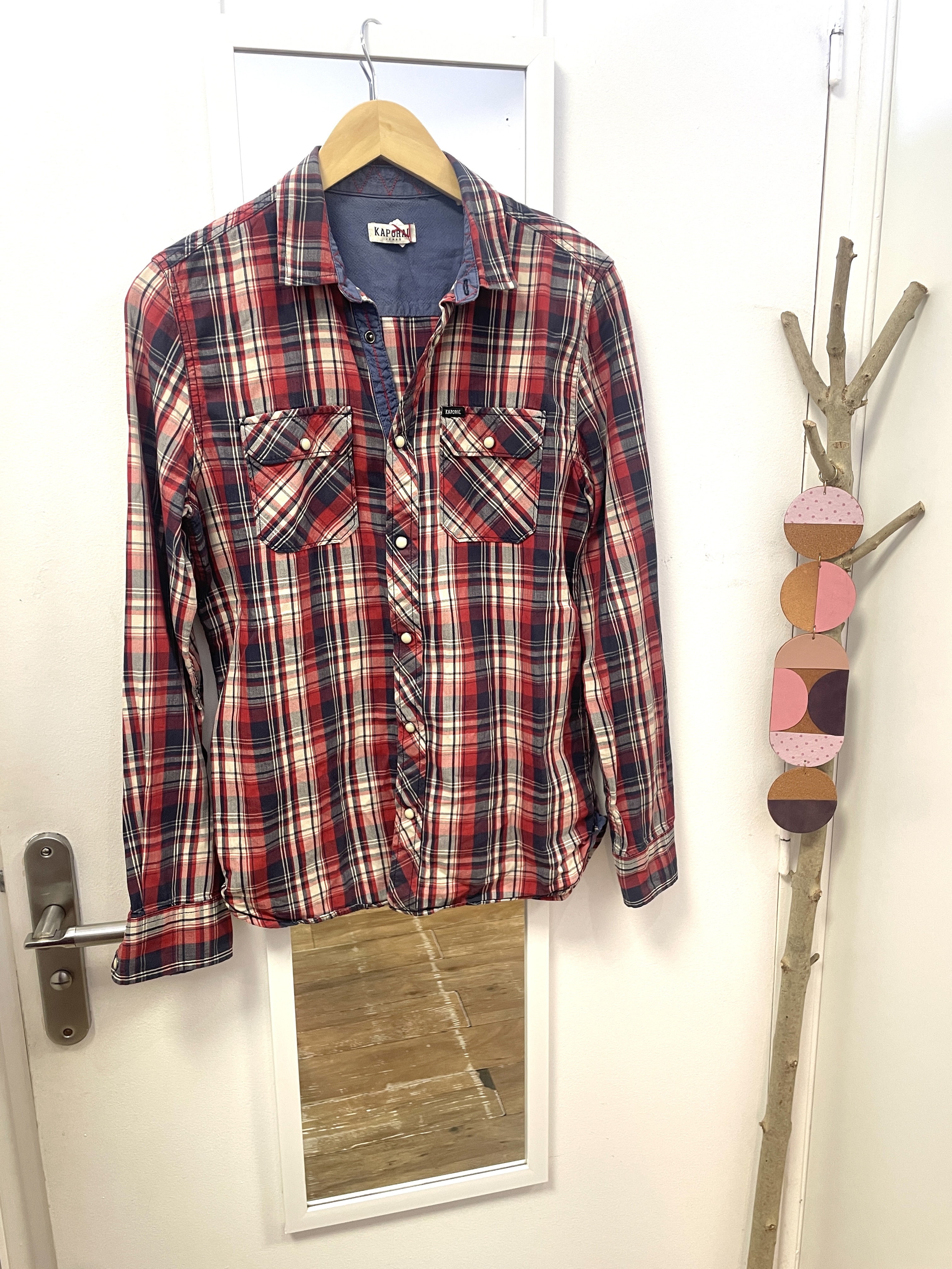 blouse, chemise, seconde main, friperie, vêtement d'occasion, mode durable, marque française, nantes, kapsule éphémère, kaporal
